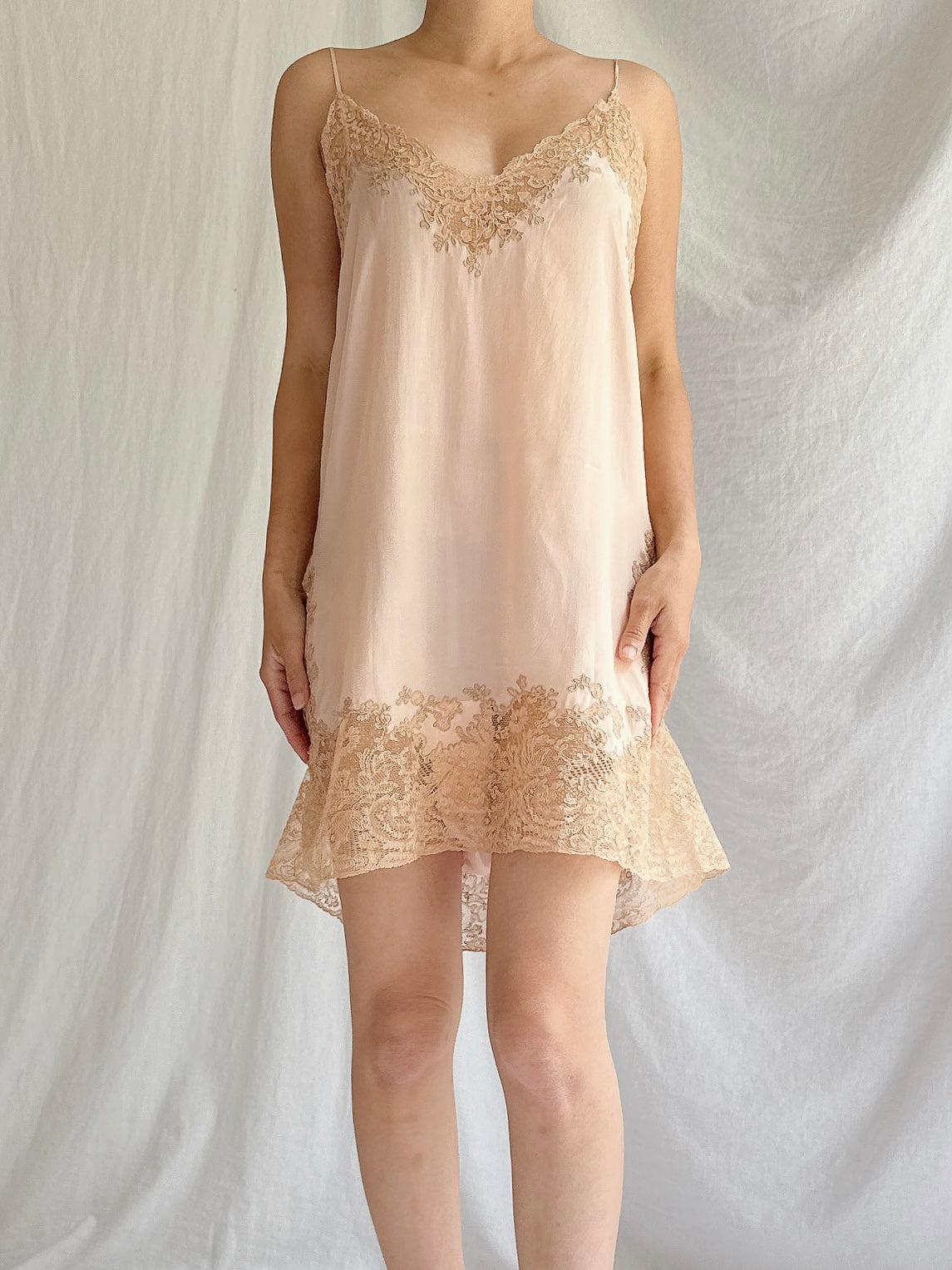 1930s Silk Teddy/Slip - M
