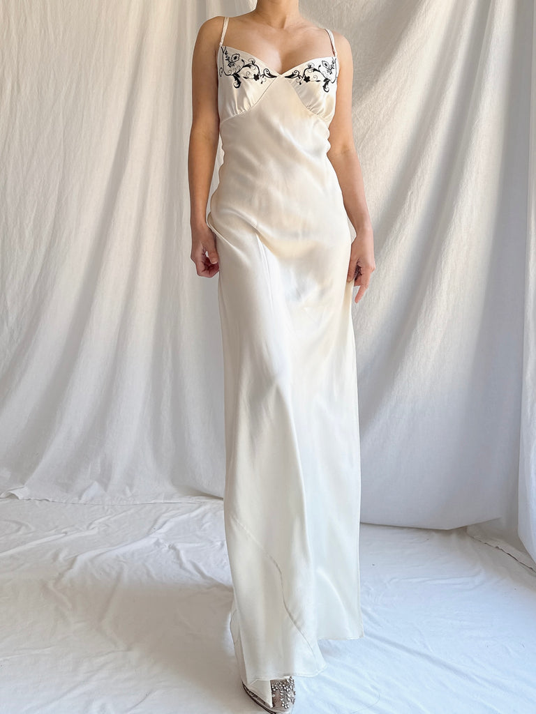 Y2K Silk Bias Cut Slip Dress - M | G O S S A M E R Y2K Silk Bias Cut Slip Dress - M | G O S S A M E R