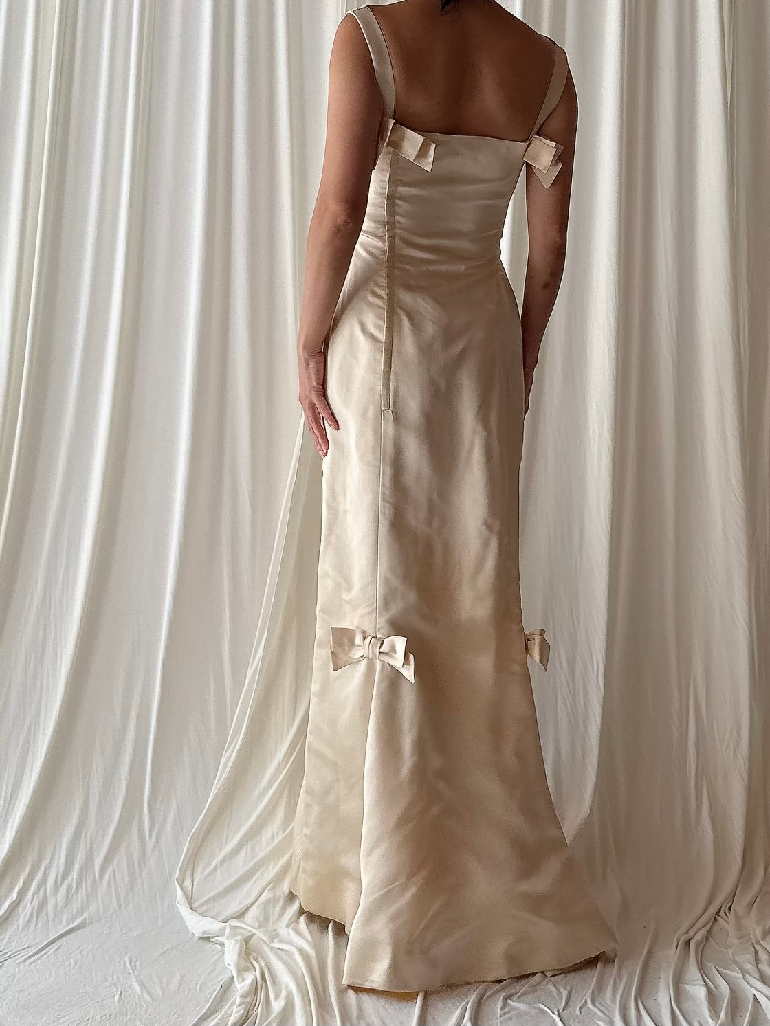 1960s Silk Shift Dress - S/M