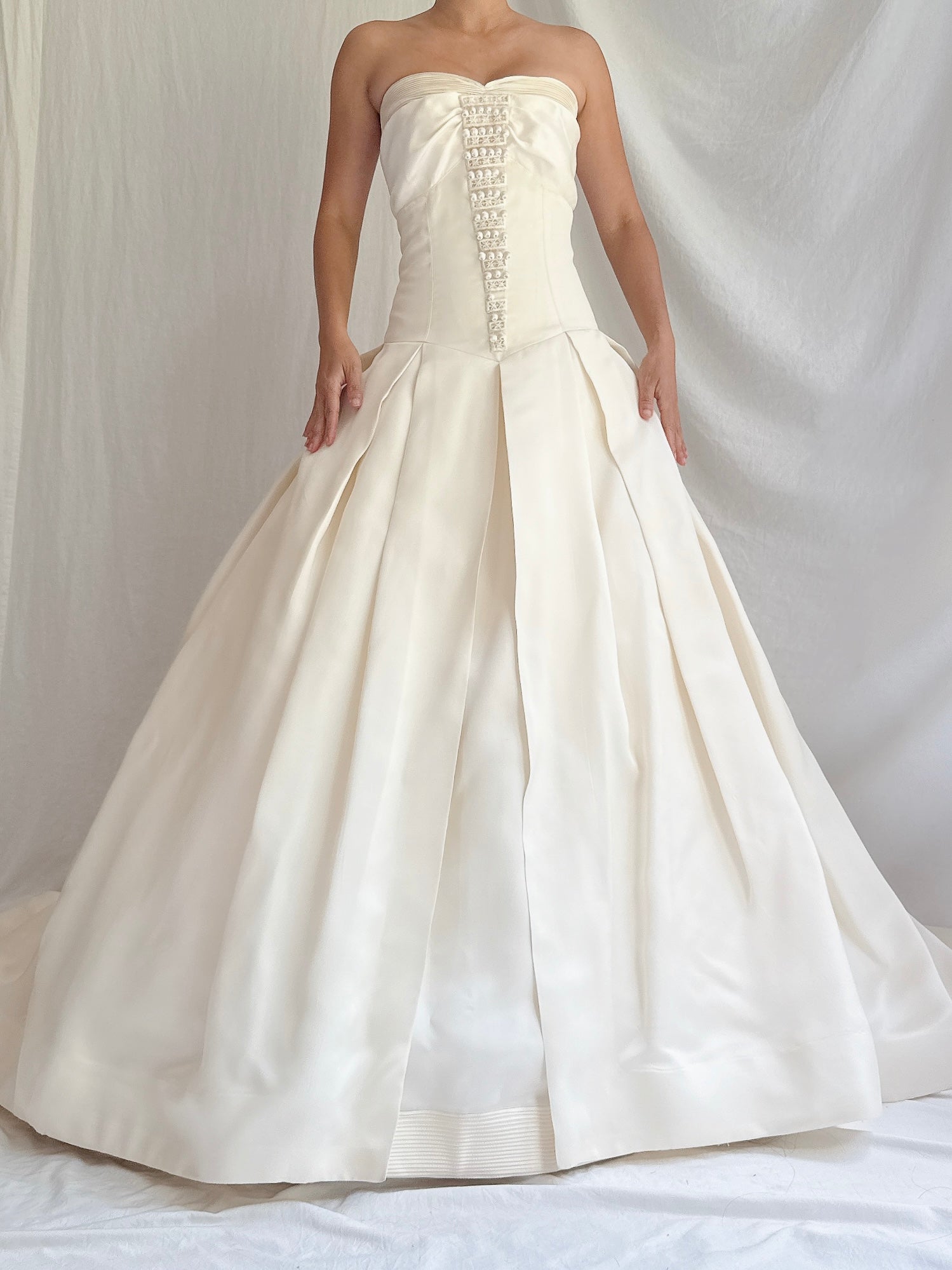 Vintage Vera Wang Silk Organza Gown - S
