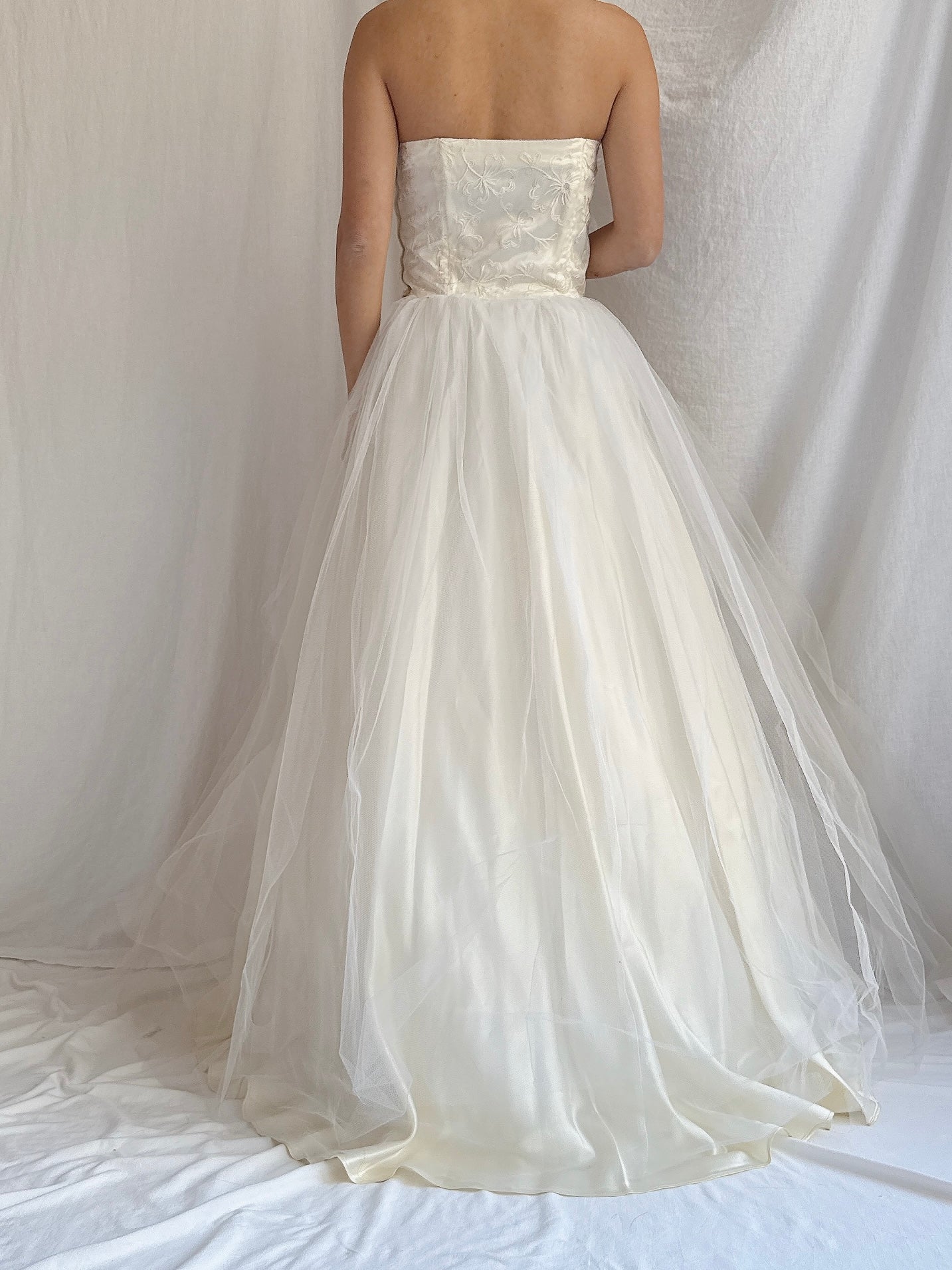 1950s Vintage Tulle 2-Piece Set - XS