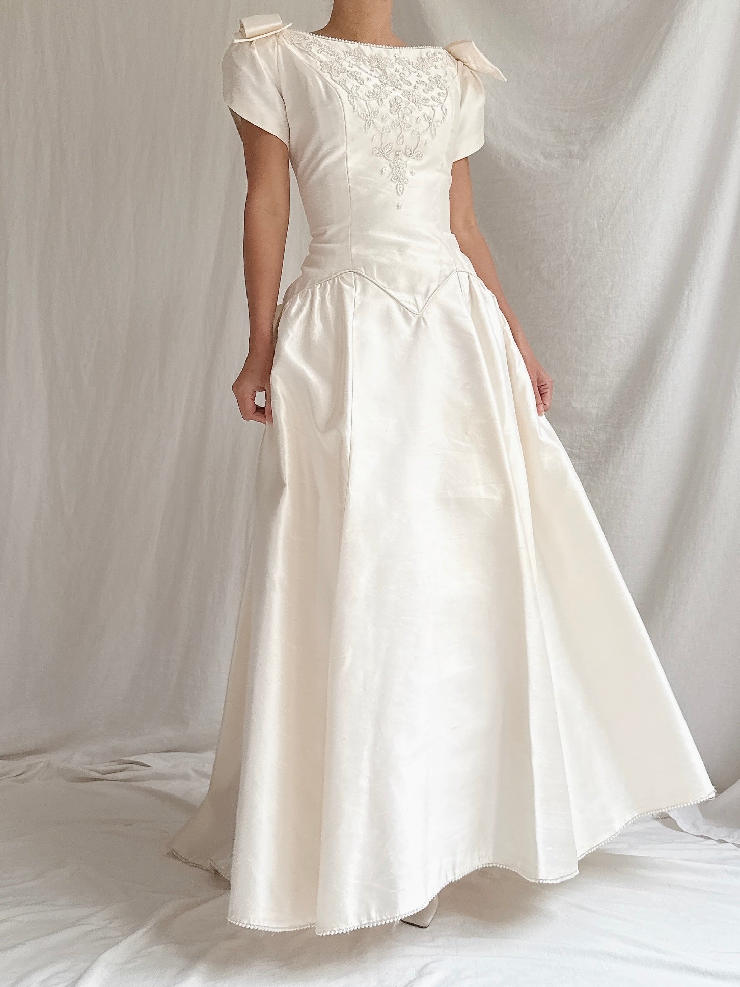 Vintage Bianchi Silk Dress - S/M