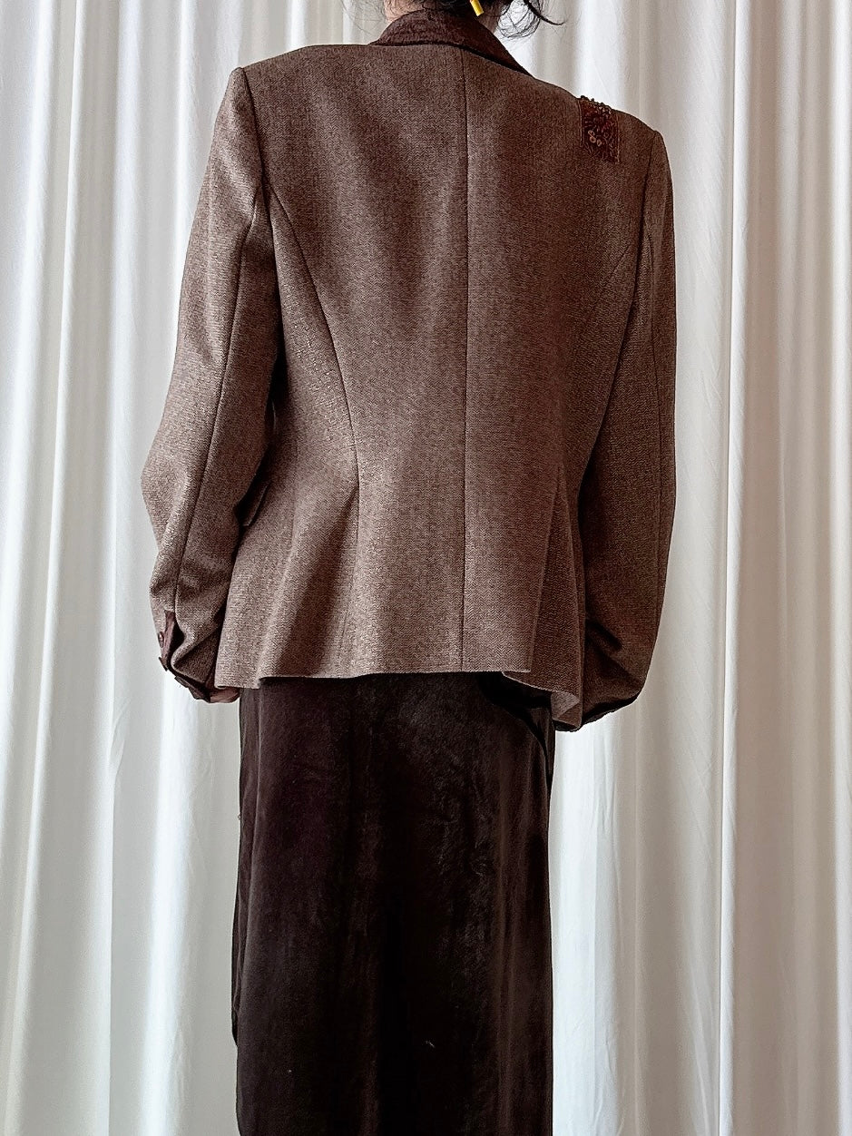 Vintage Alliage Wool Jacket - FR 44