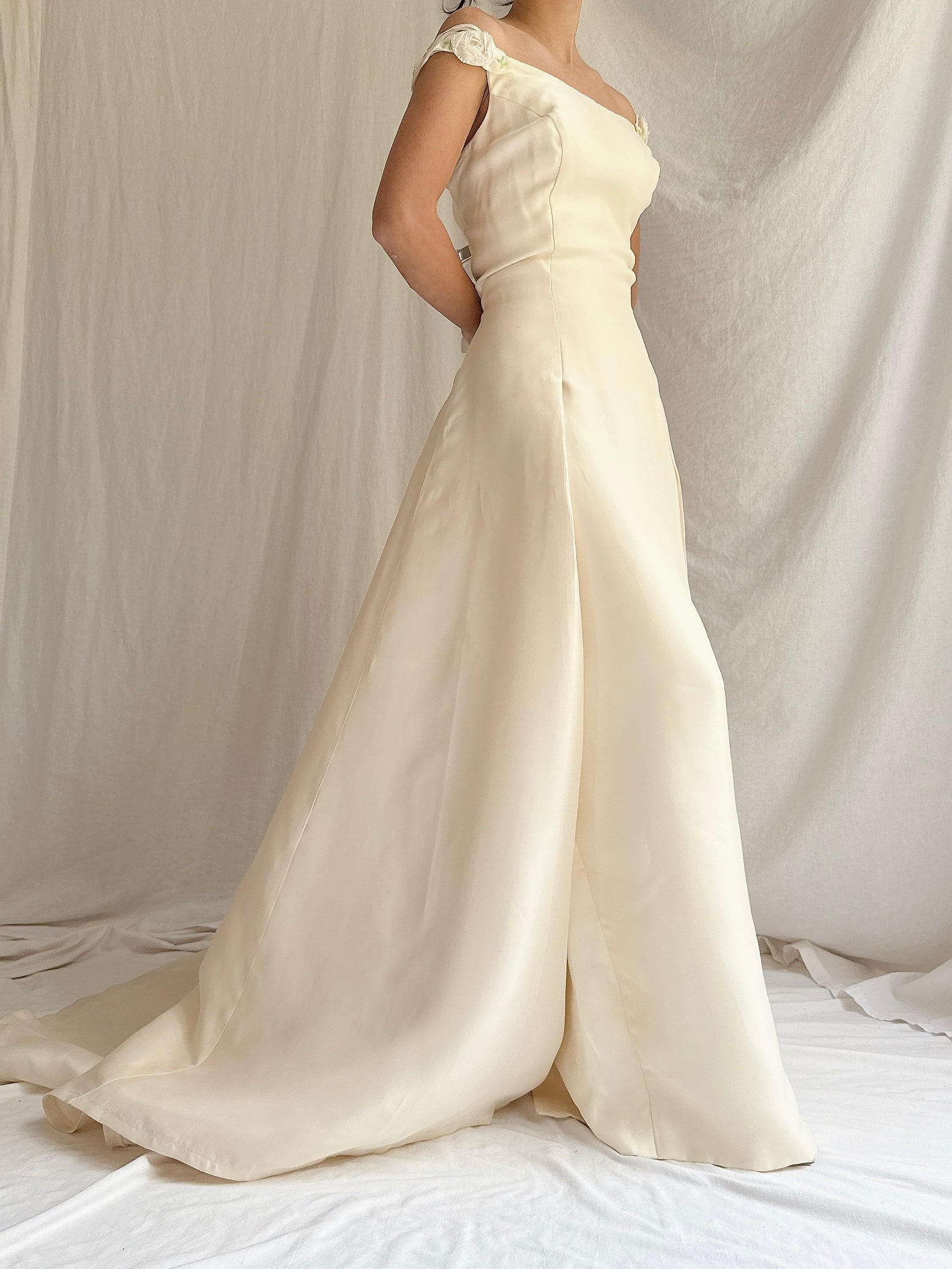 Vintage Aimee Atelier Silk Organza Gown - S