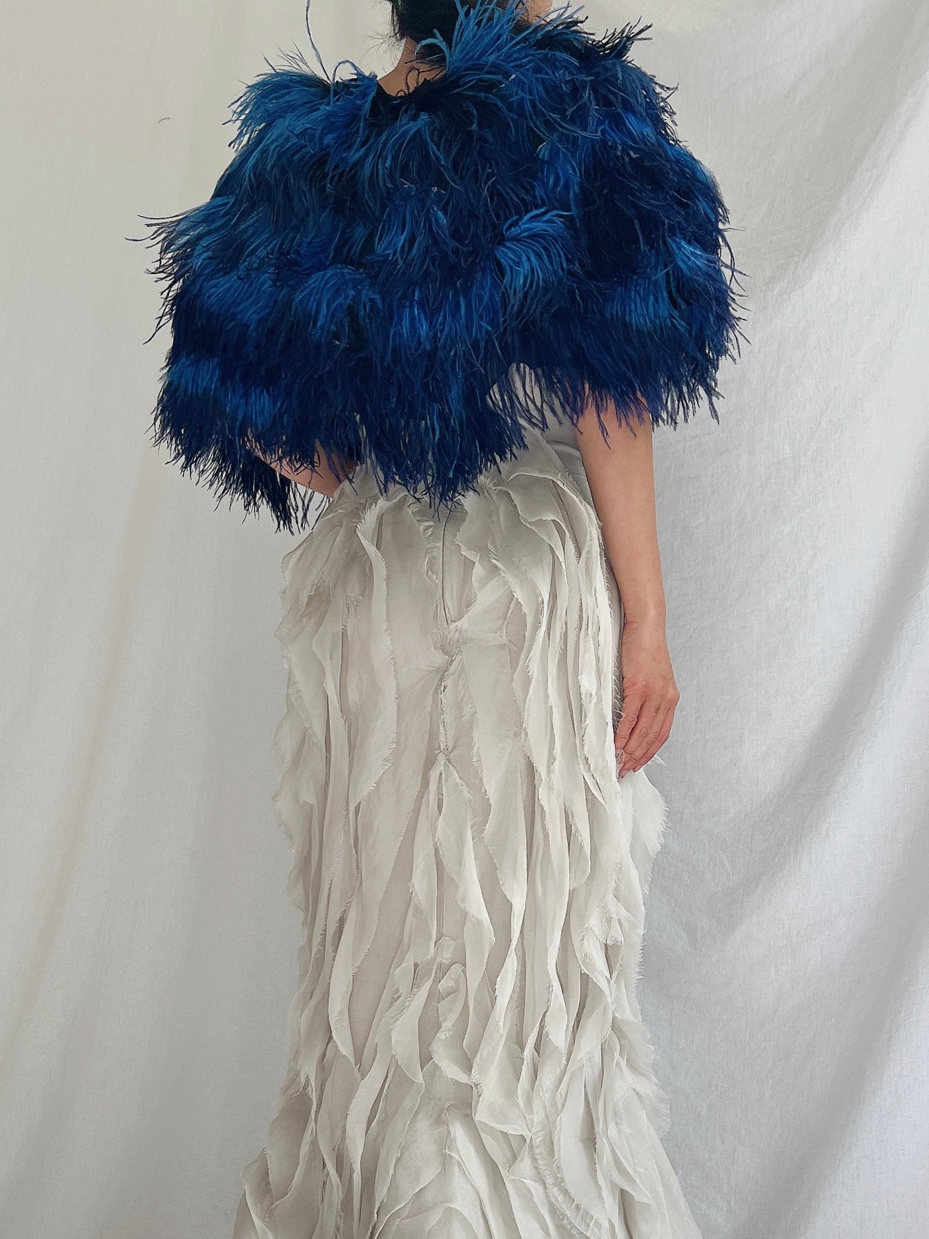 Ostrich Feather Cape - OSFM