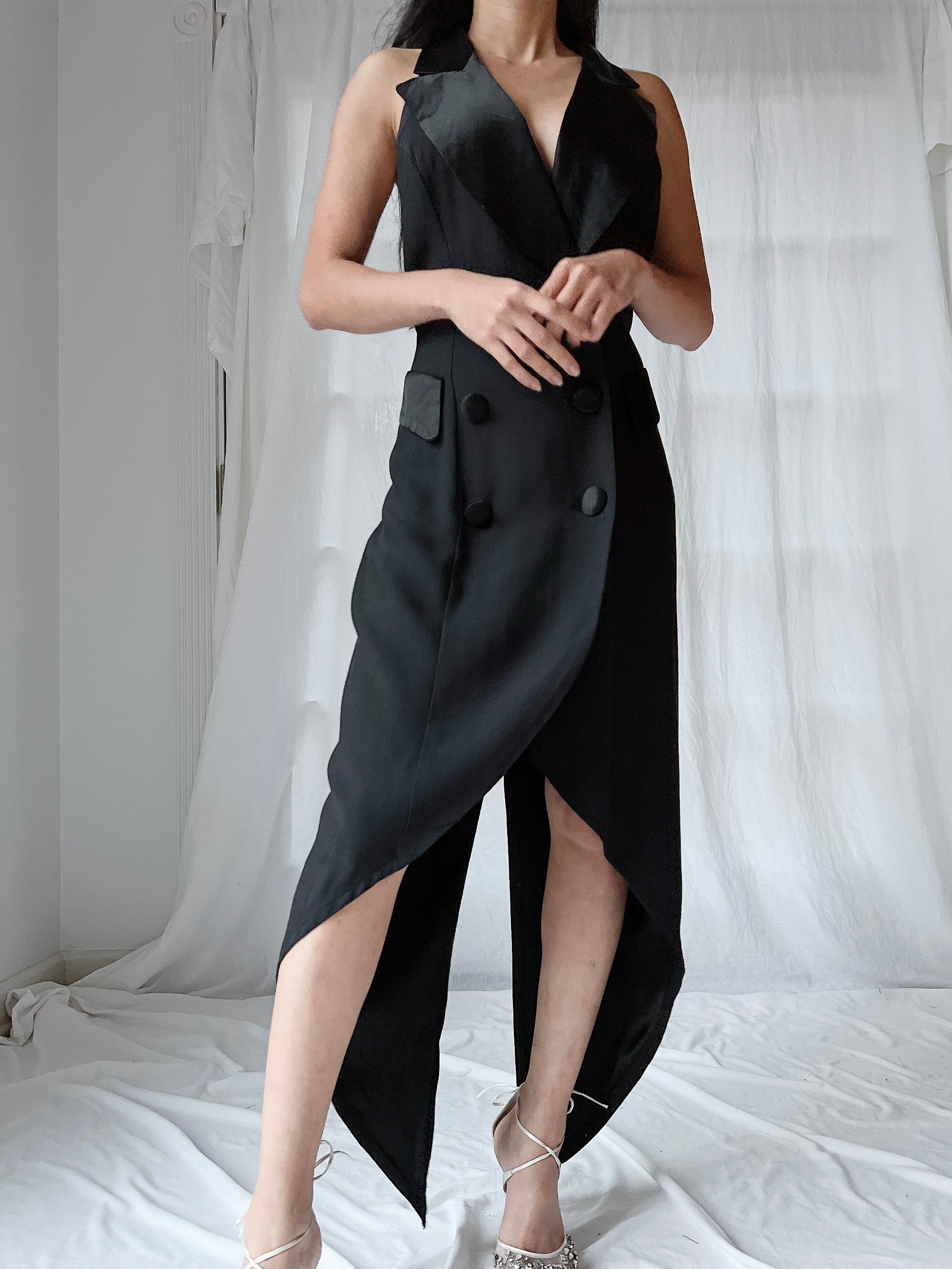 Vintage Tuxedo Dress - S/M | G O S S A M E R Vintage Tuxedo Dress - S/M | G O S S A M E R