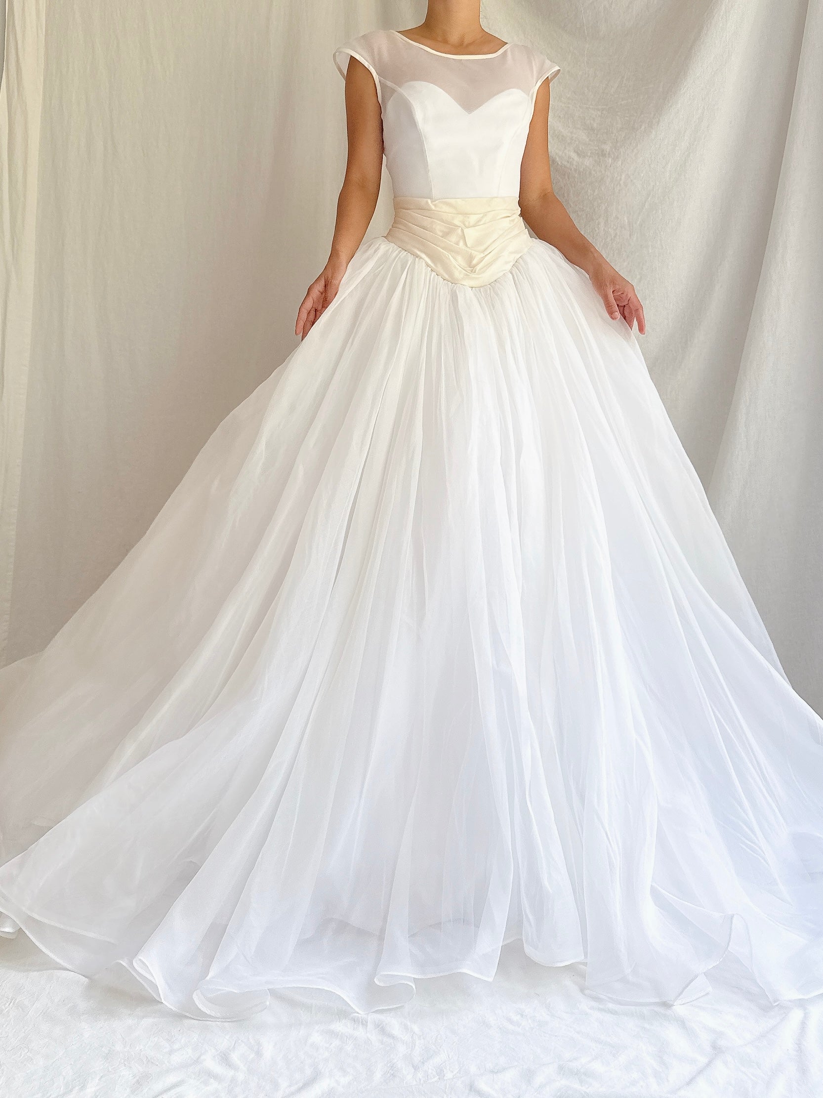 Vintage Christian Dior Silk Organza Gown - XS/2 Vintage Christian Dior Silk Organza Gown - XS/2