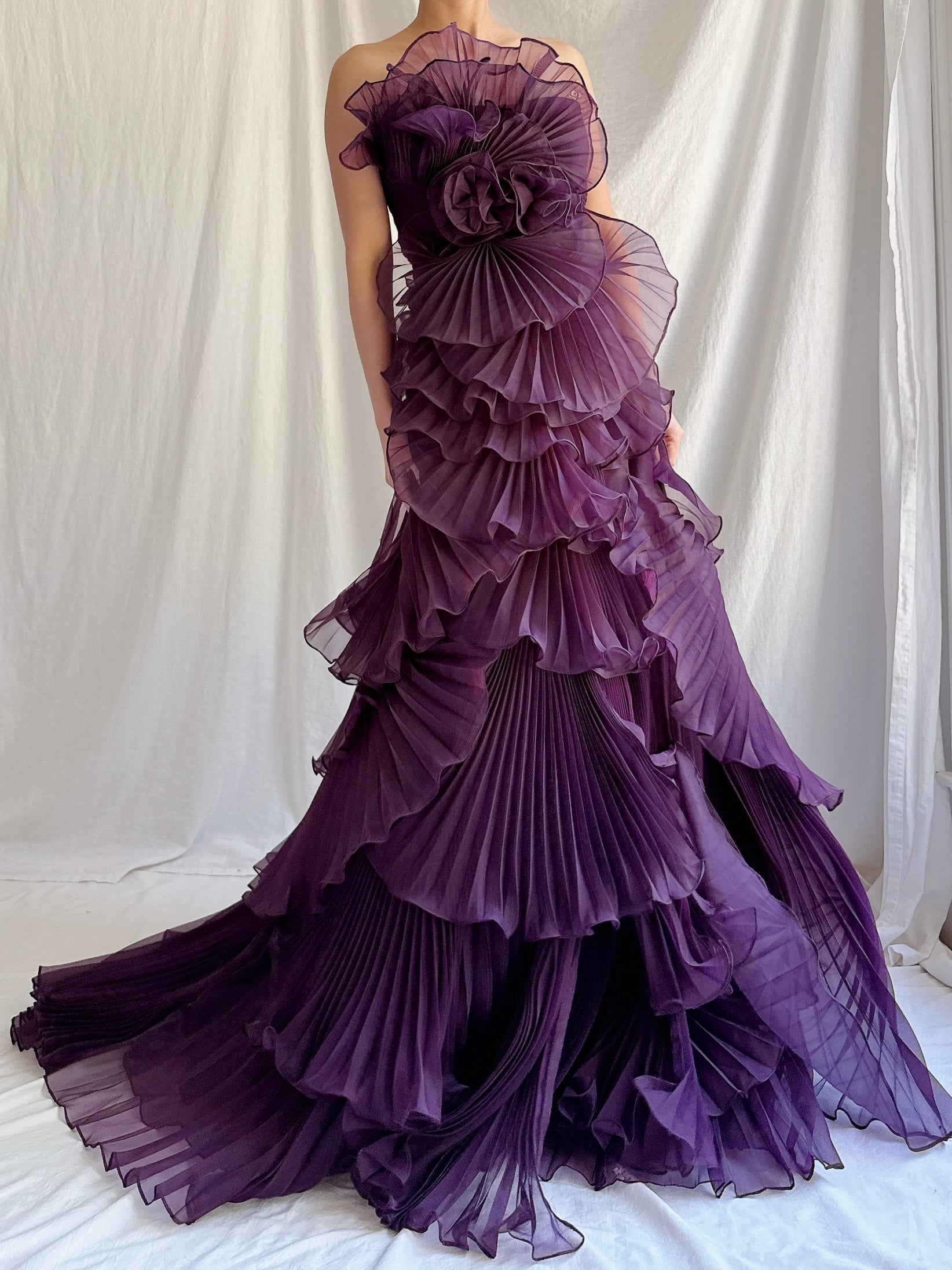 Terani Couture Silk Organza Gown - XS/2
