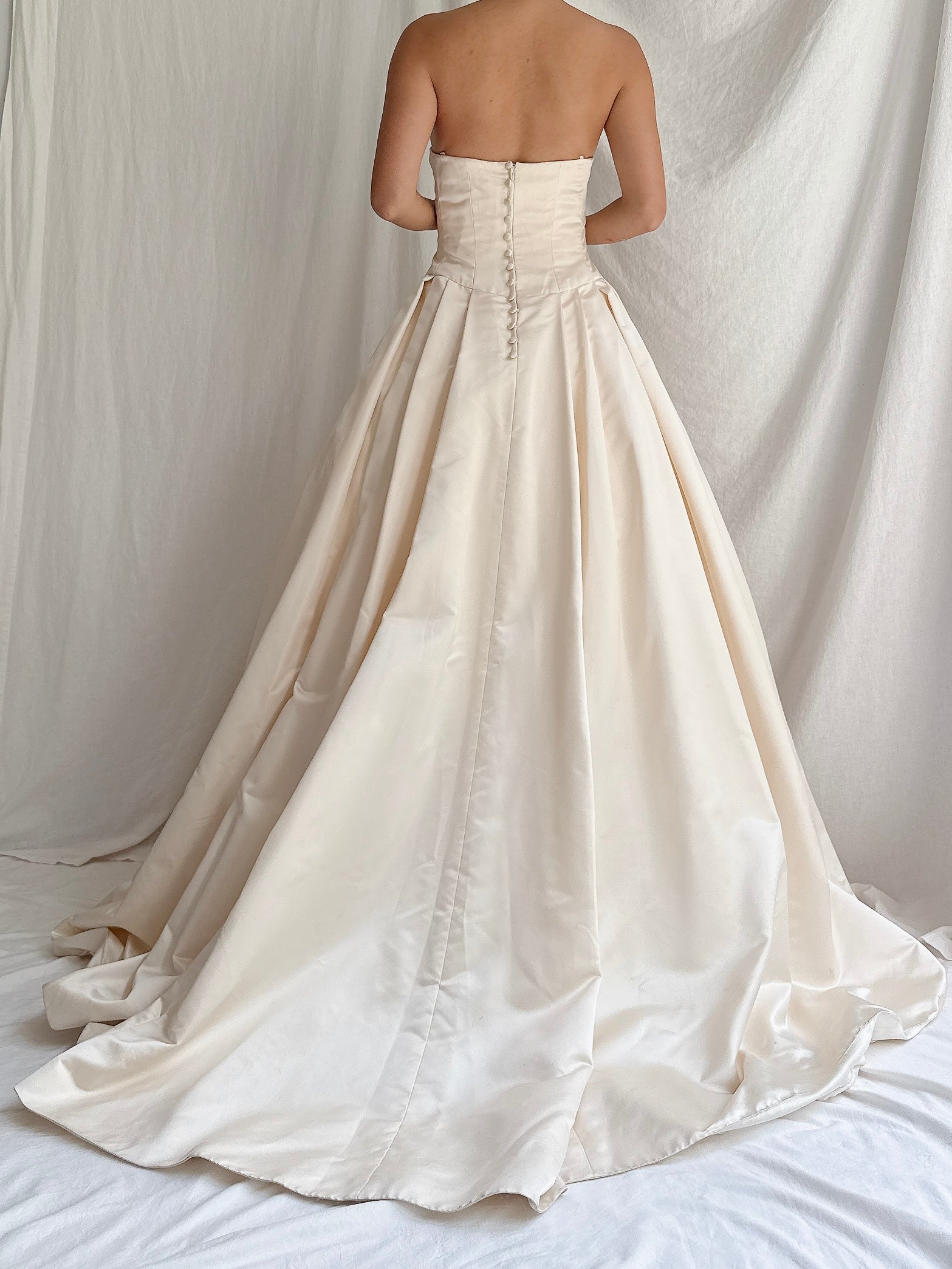 1990s Wearkstatt Silk Gown - S/M 8