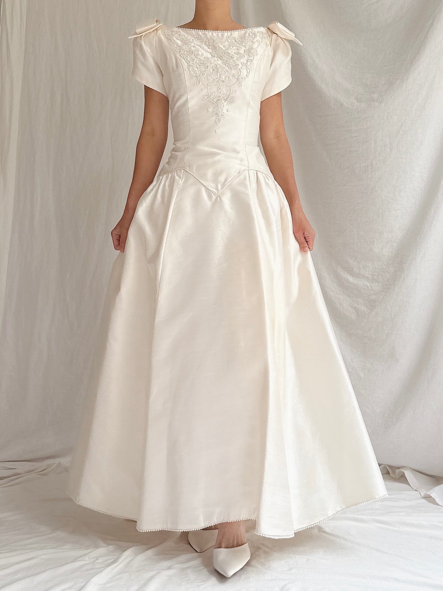 Vintage Bianchi Silk Dress - S/M