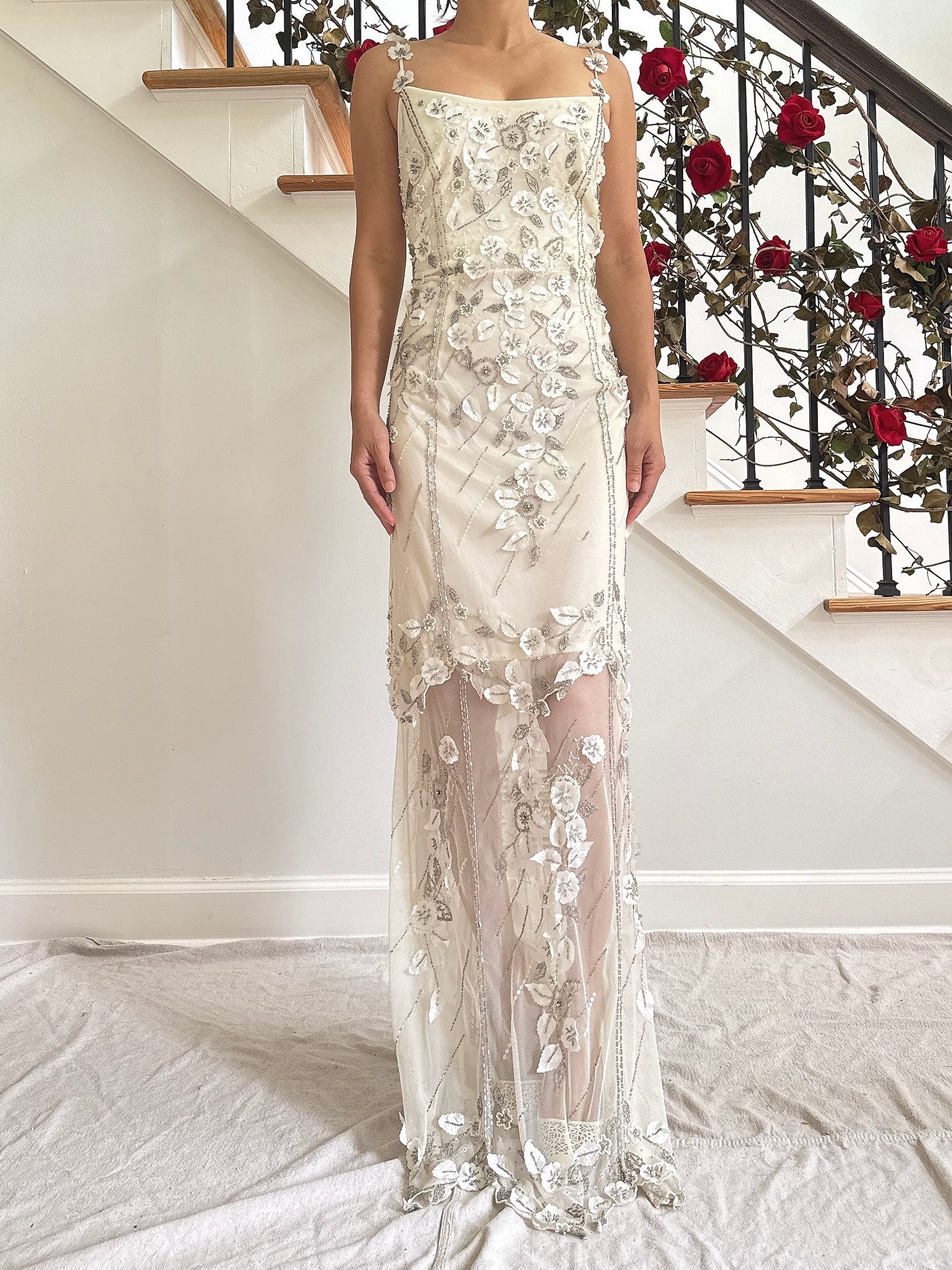 Vintage Sue Wong Beaded 2 Piece Set - M/L