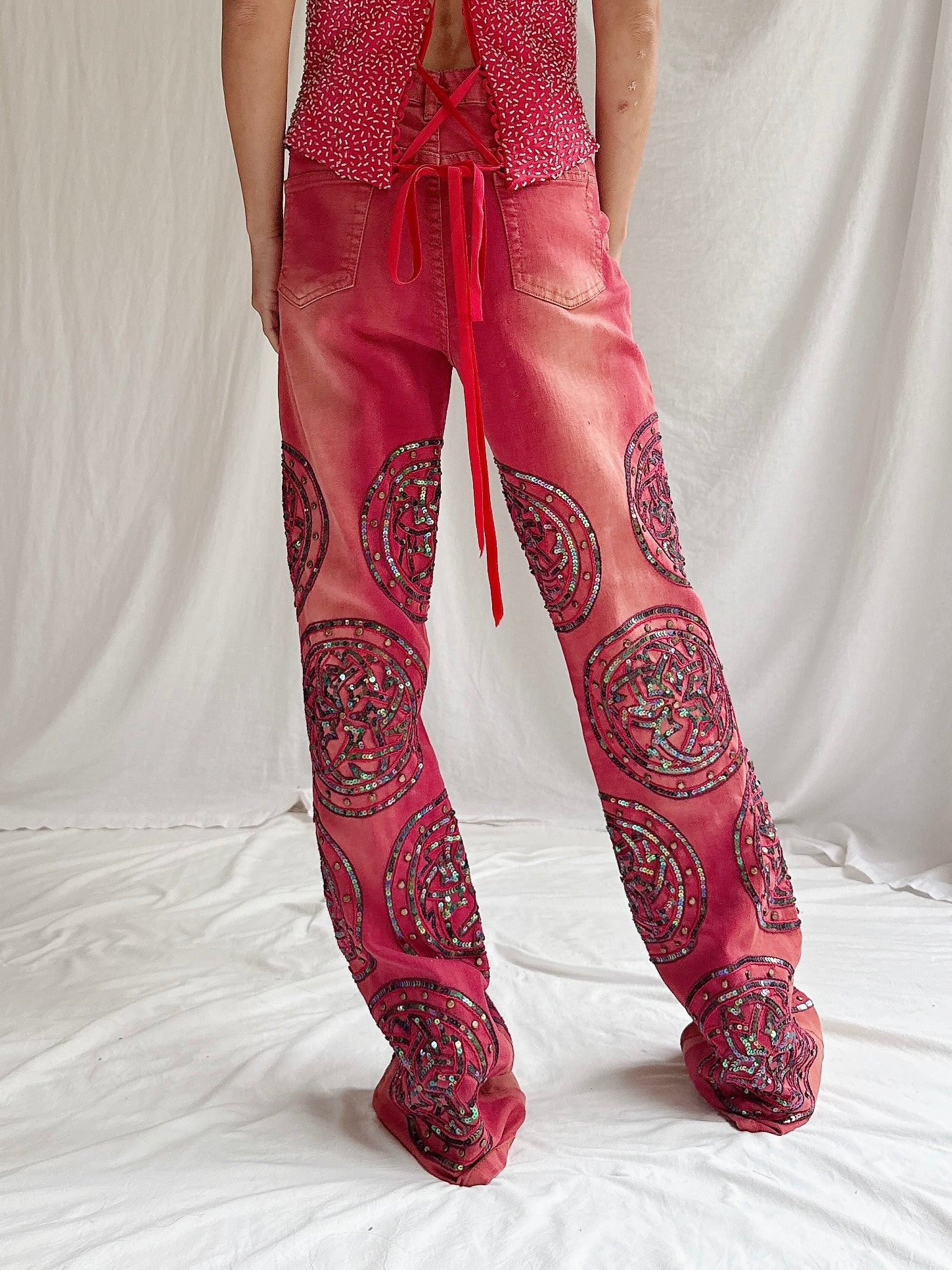 Vintage San Blas Embellished Pants - M