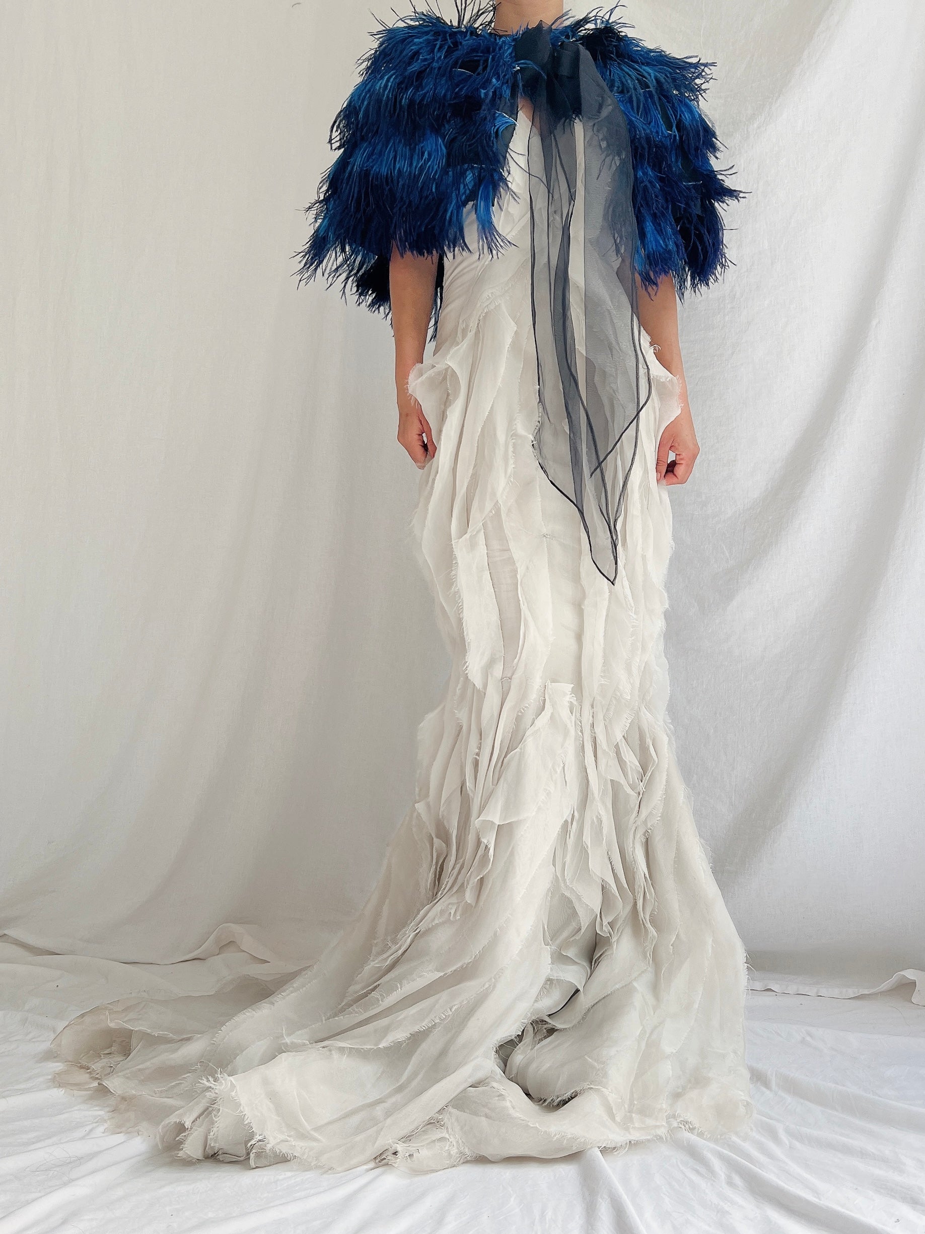 Ostrich Feather Cape - OSFM