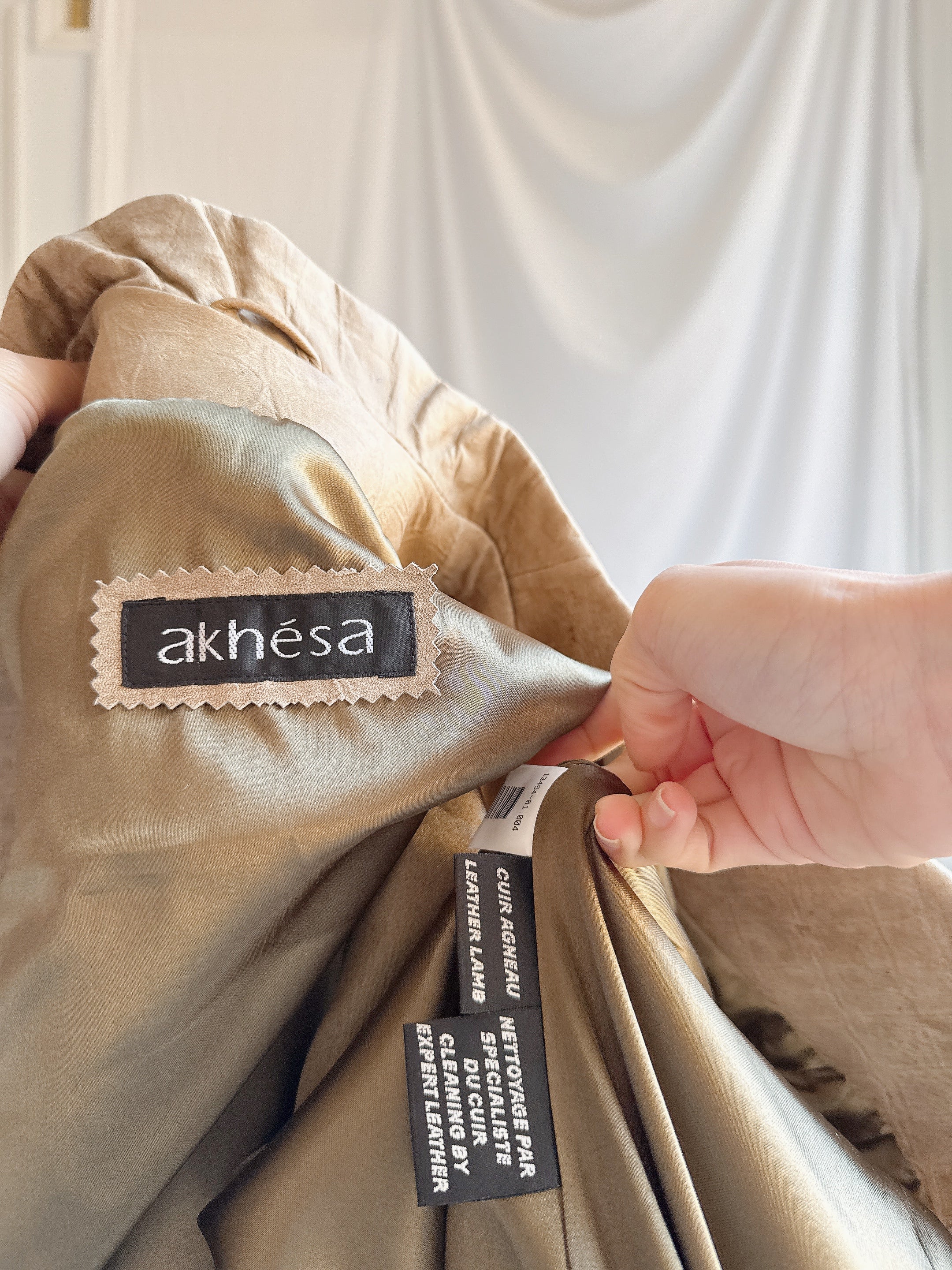 Vintage Akhesa Leather Jacket - M