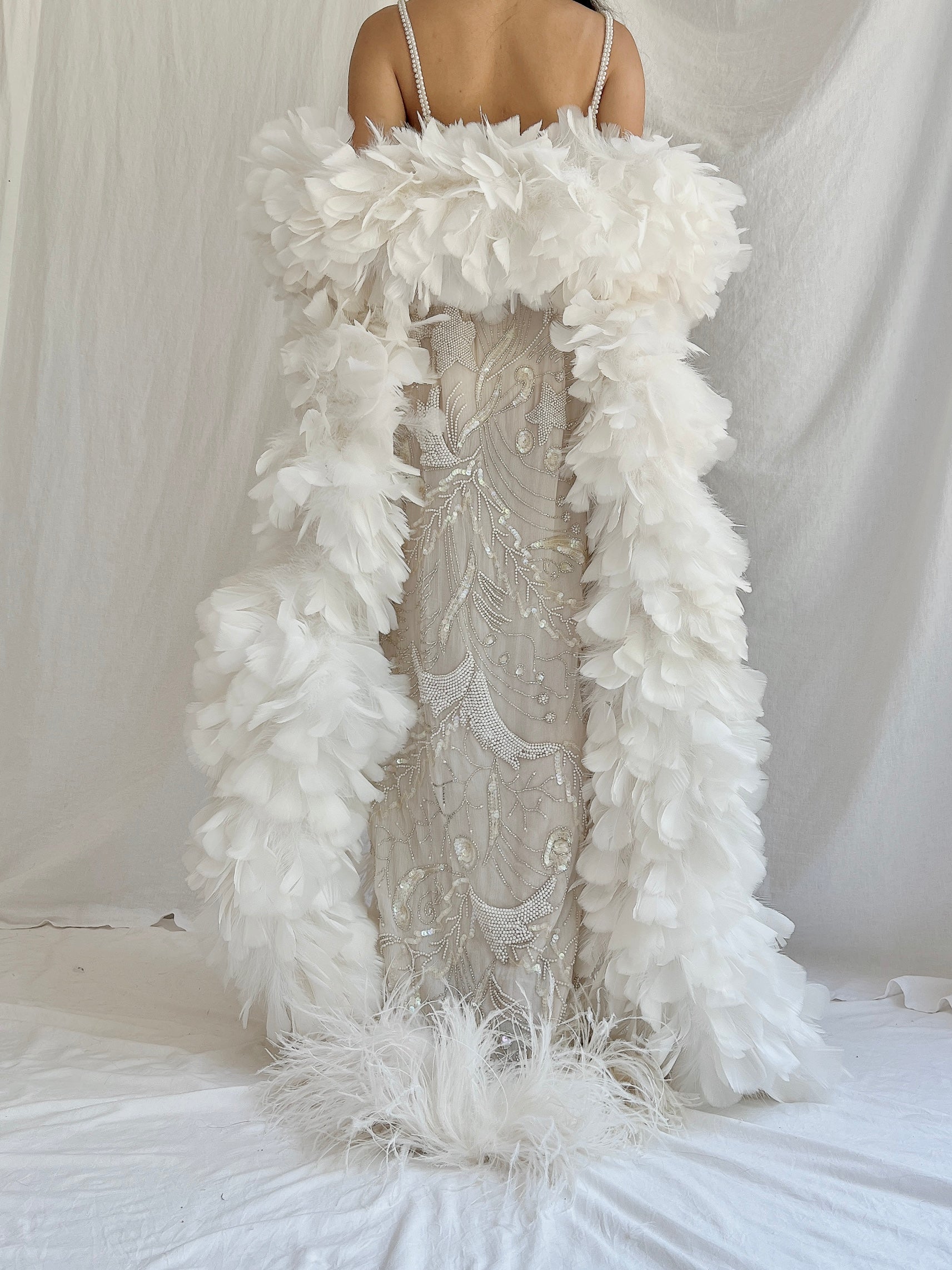 Vintage Extra Long Feather Boa