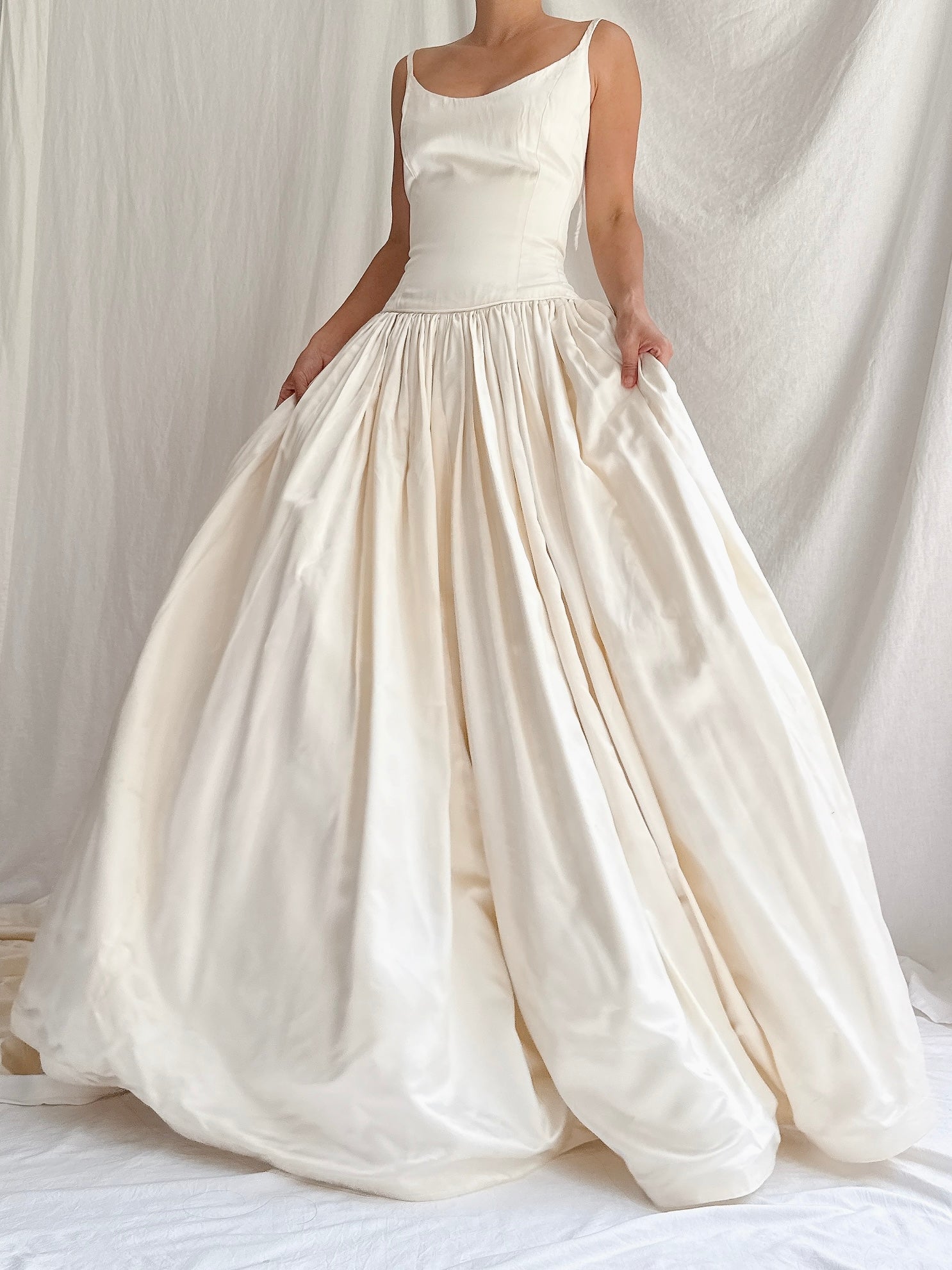 Vintage Lazaro Silk Gown - M/8