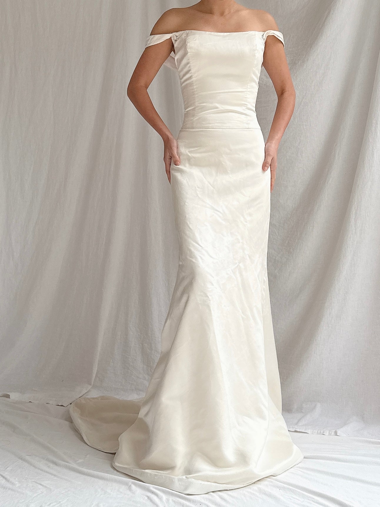 Vintage Wearkstatte Silk Charmeuse Gown - M/8