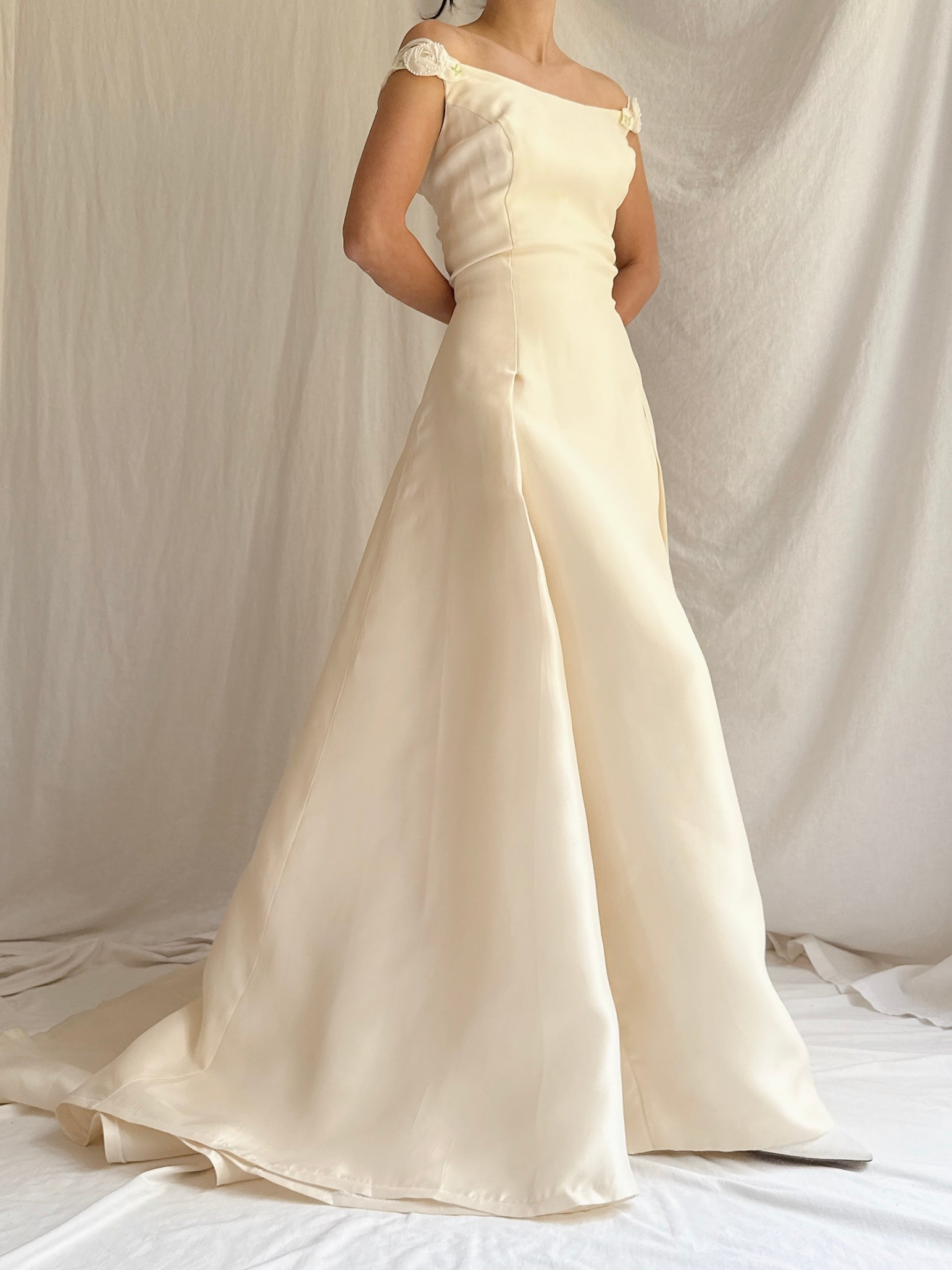 Vintage Aimee Atelier Silk Organza Gown - S