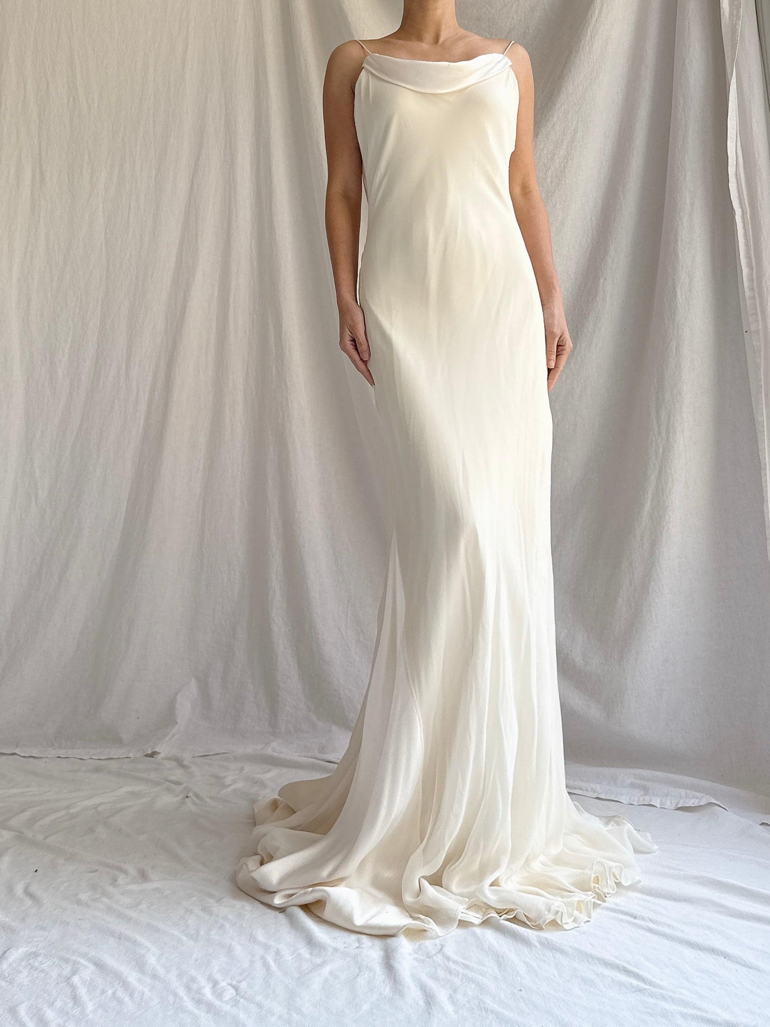 Vintage Vera Wang Silk Bias Gown - XS