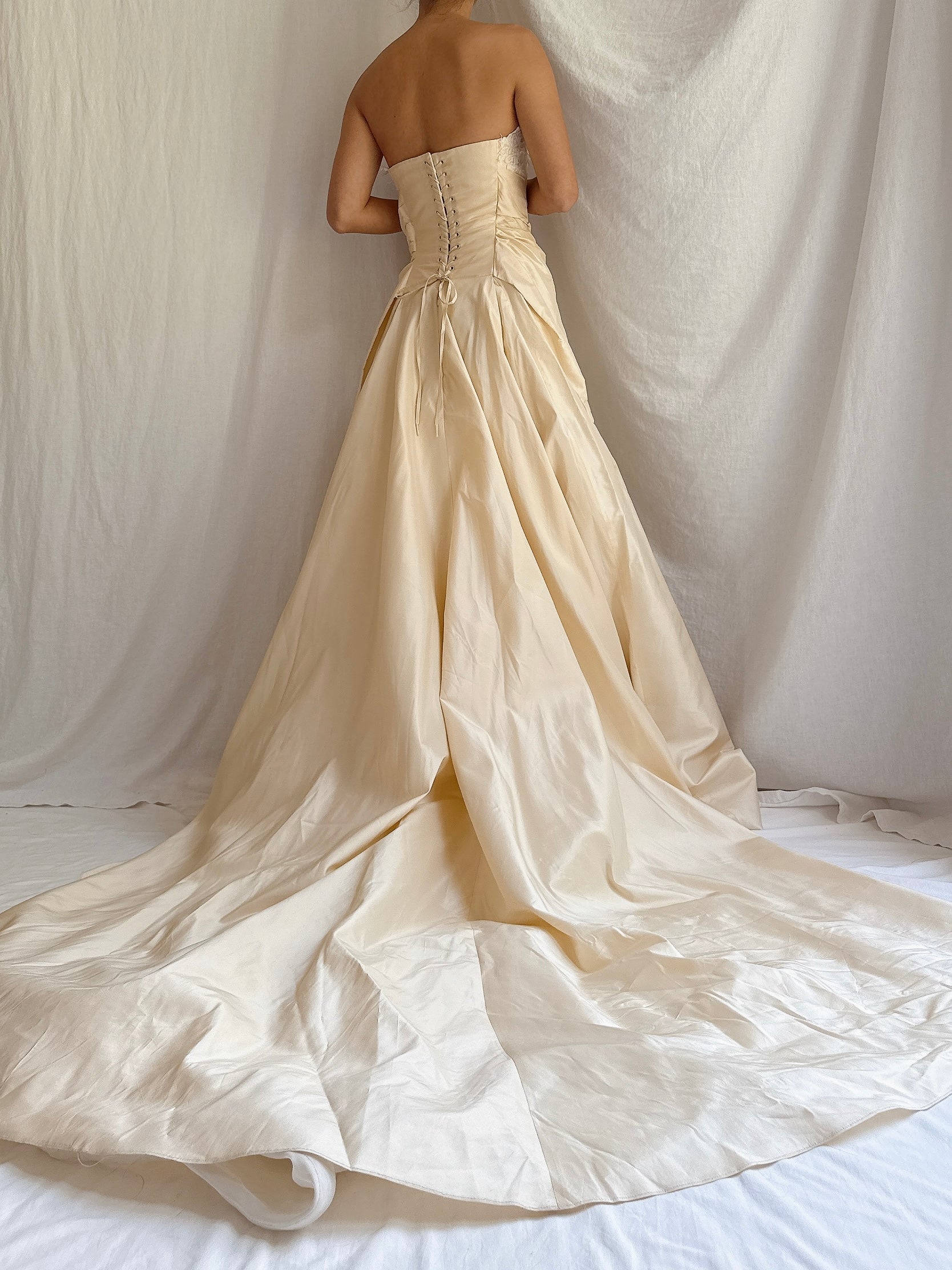 Vintage Cymbeline Paris Silk Gown - FR 40/ US 4-6