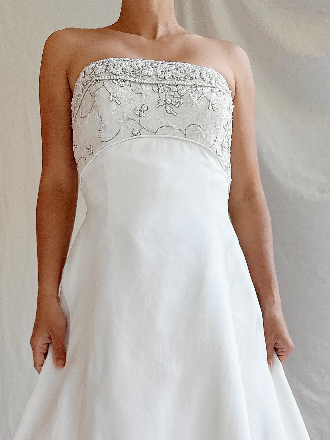 Vintage GIVENCHY Embellished Silk Organza Gown - S/4