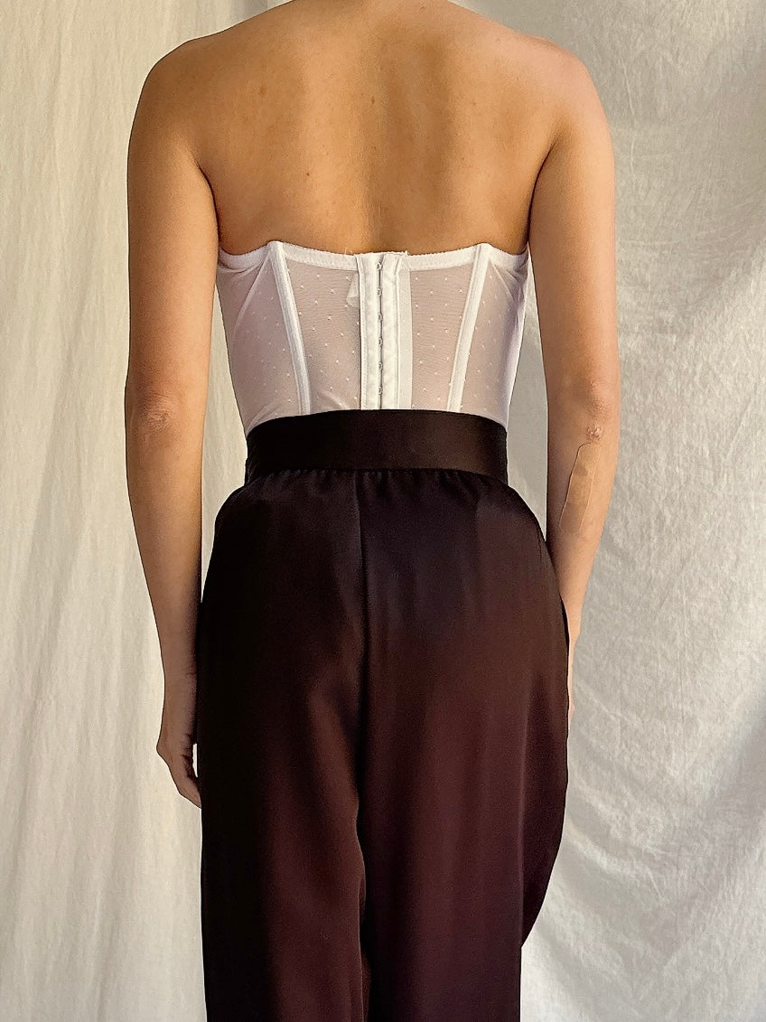 Vintage Black Trousers - S/4