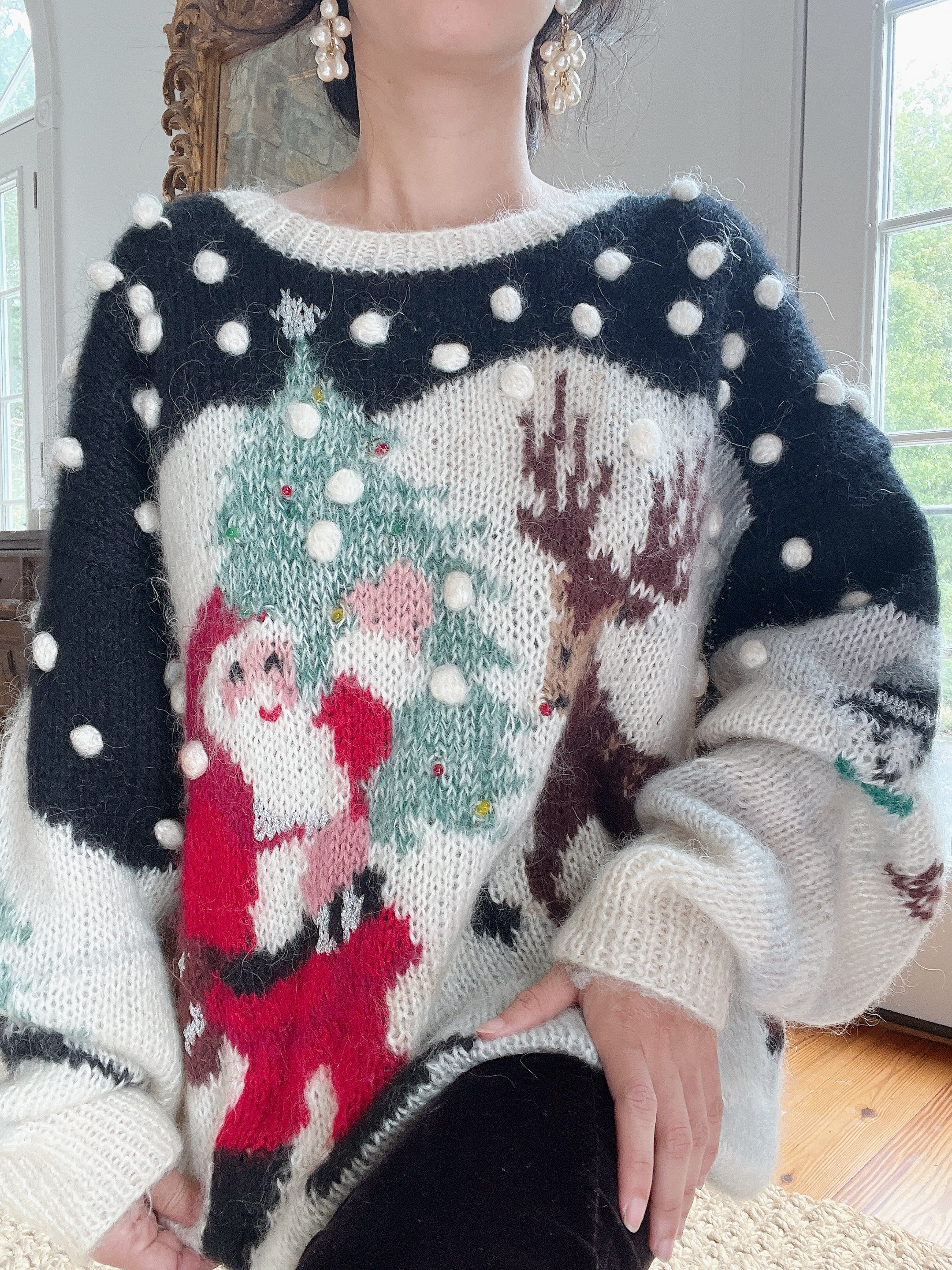 Mohair Christmas Sweater - M/L