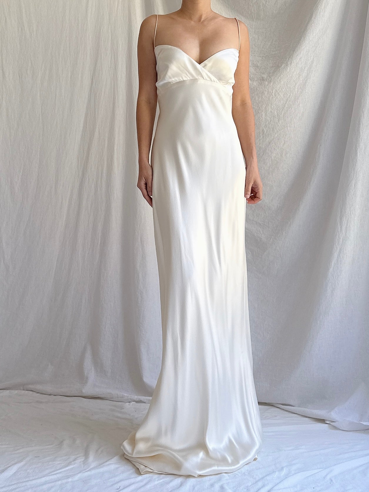 Vintage Monique Silk Bliss Bias Slip Gown - S-L