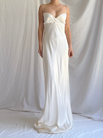Vintage Monique Silk Bliss Bias Slip Gown - S-L