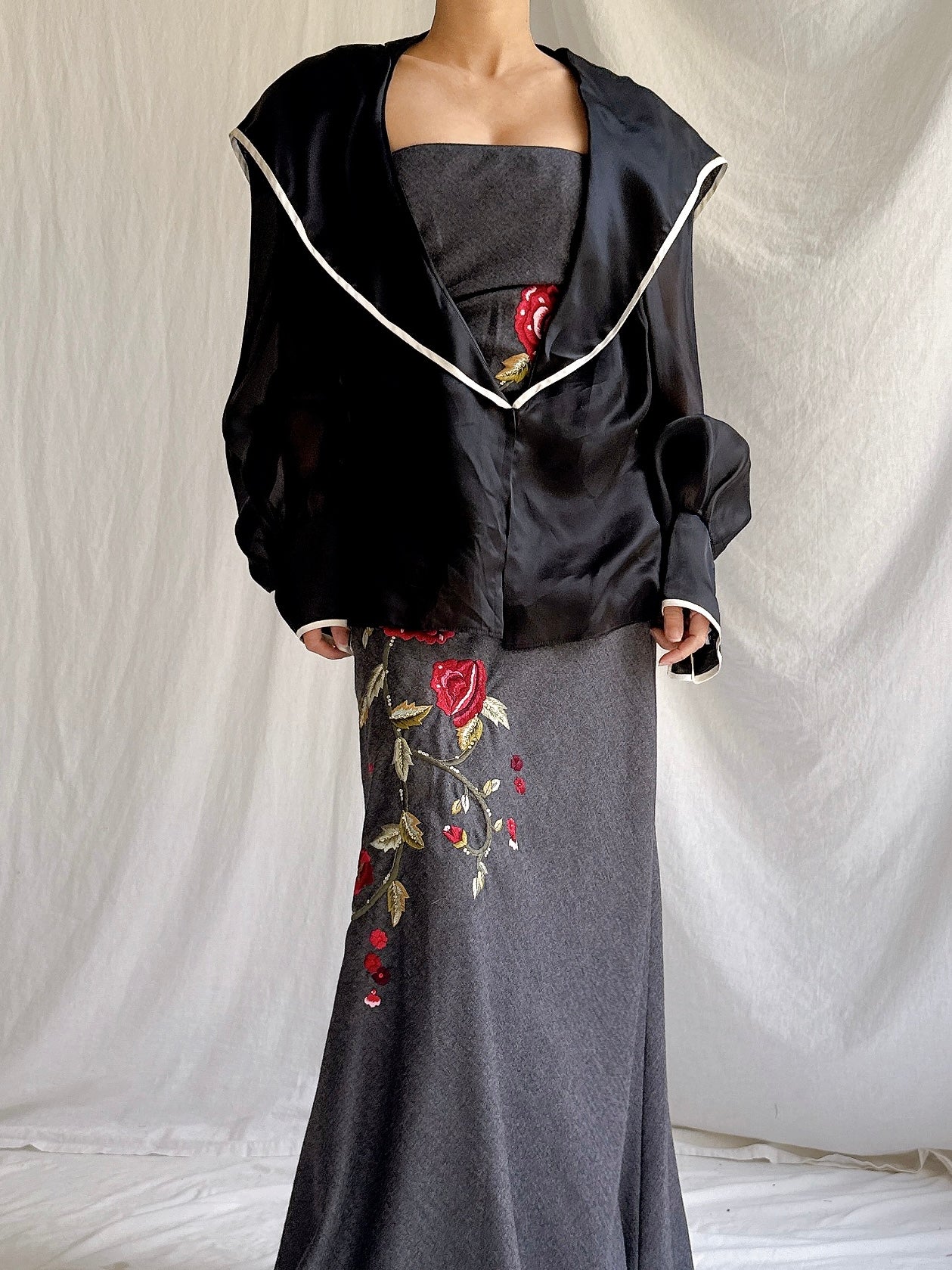 Vintage Paul Louis Orrier Paris Silk Organza Jacket - OSFM