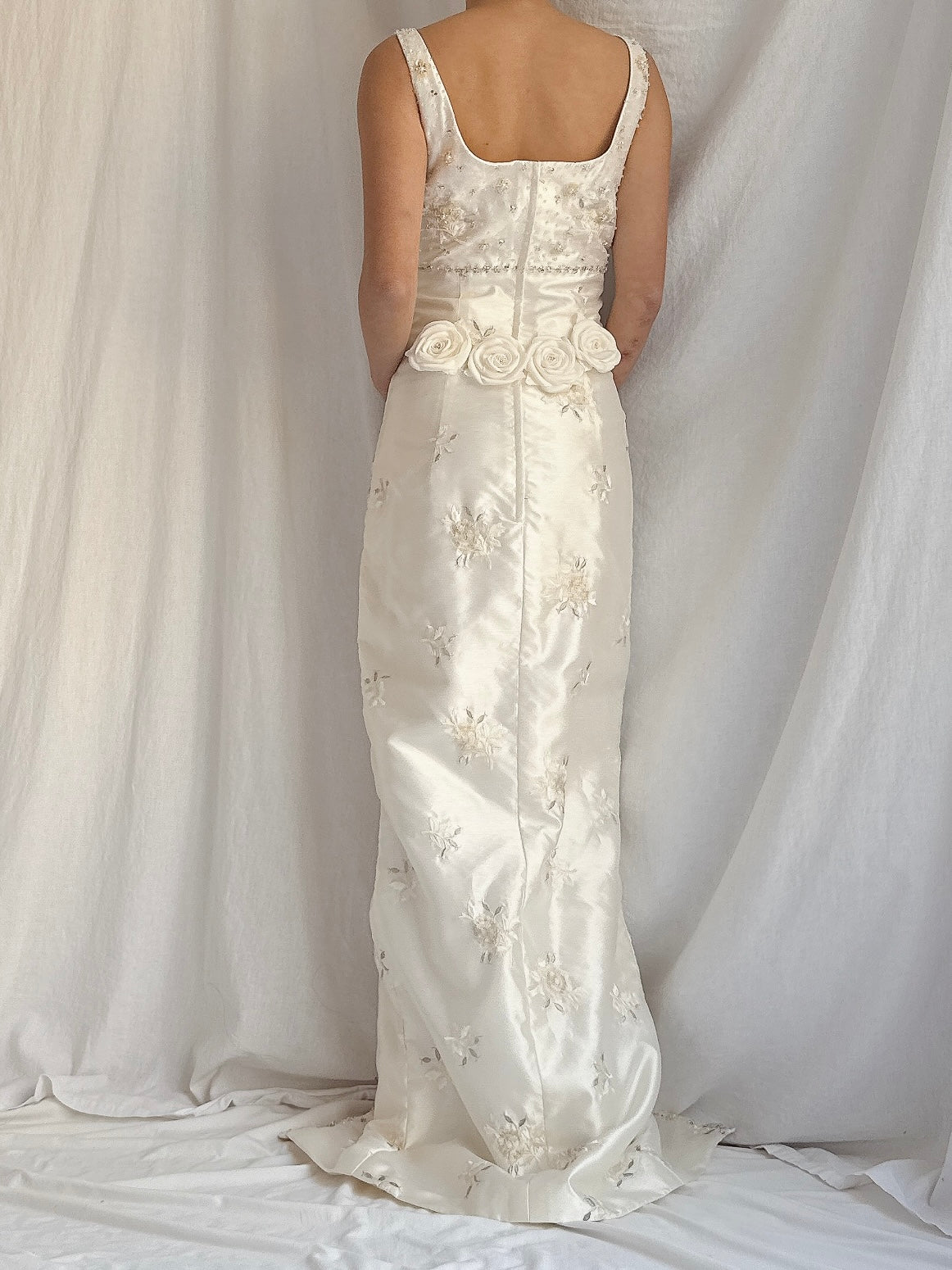 Vintage Embroidered 2-Piece Dress - M