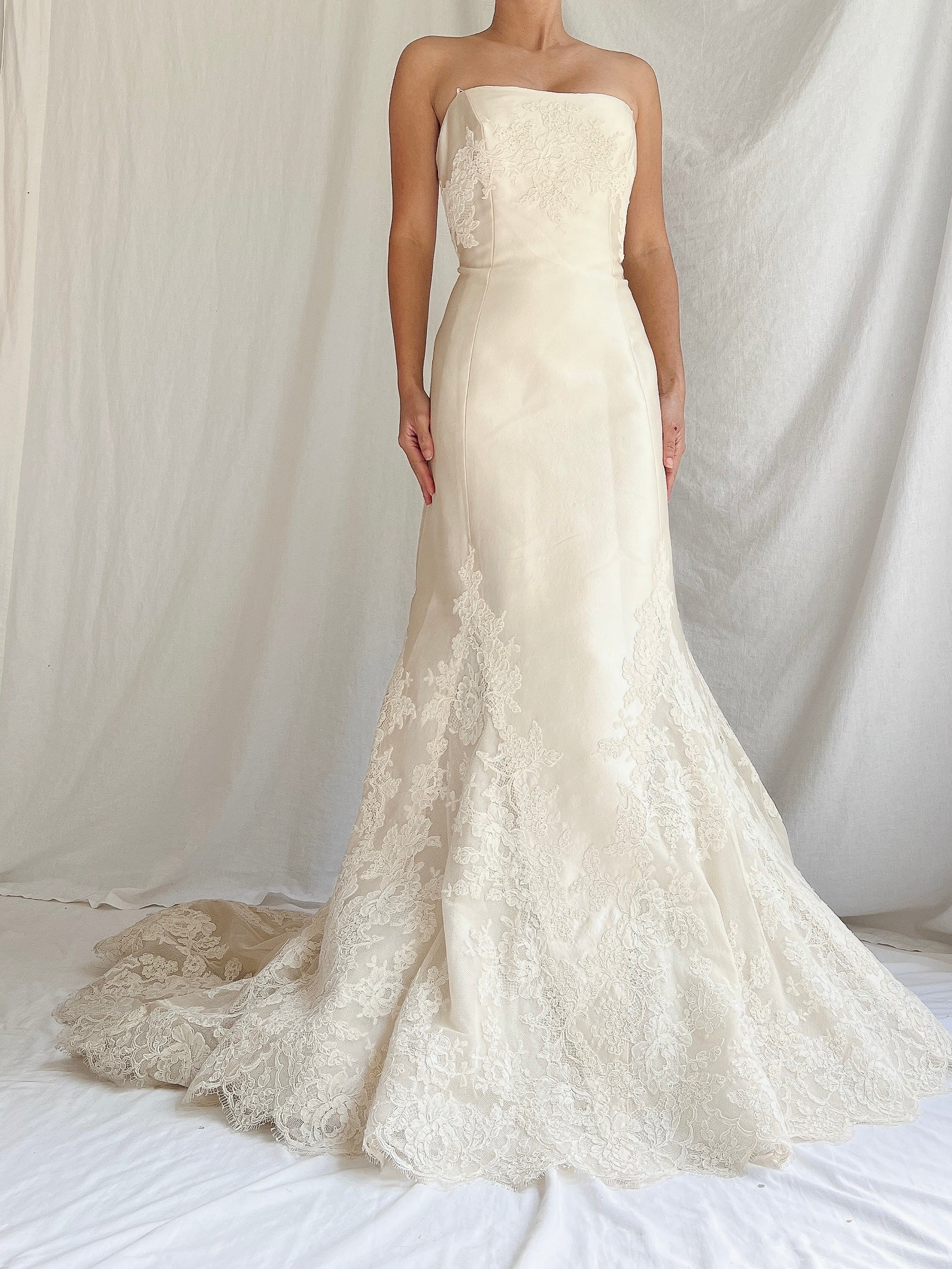 Liancarlo Couture Mikado Silk Wedding Gown - S/6