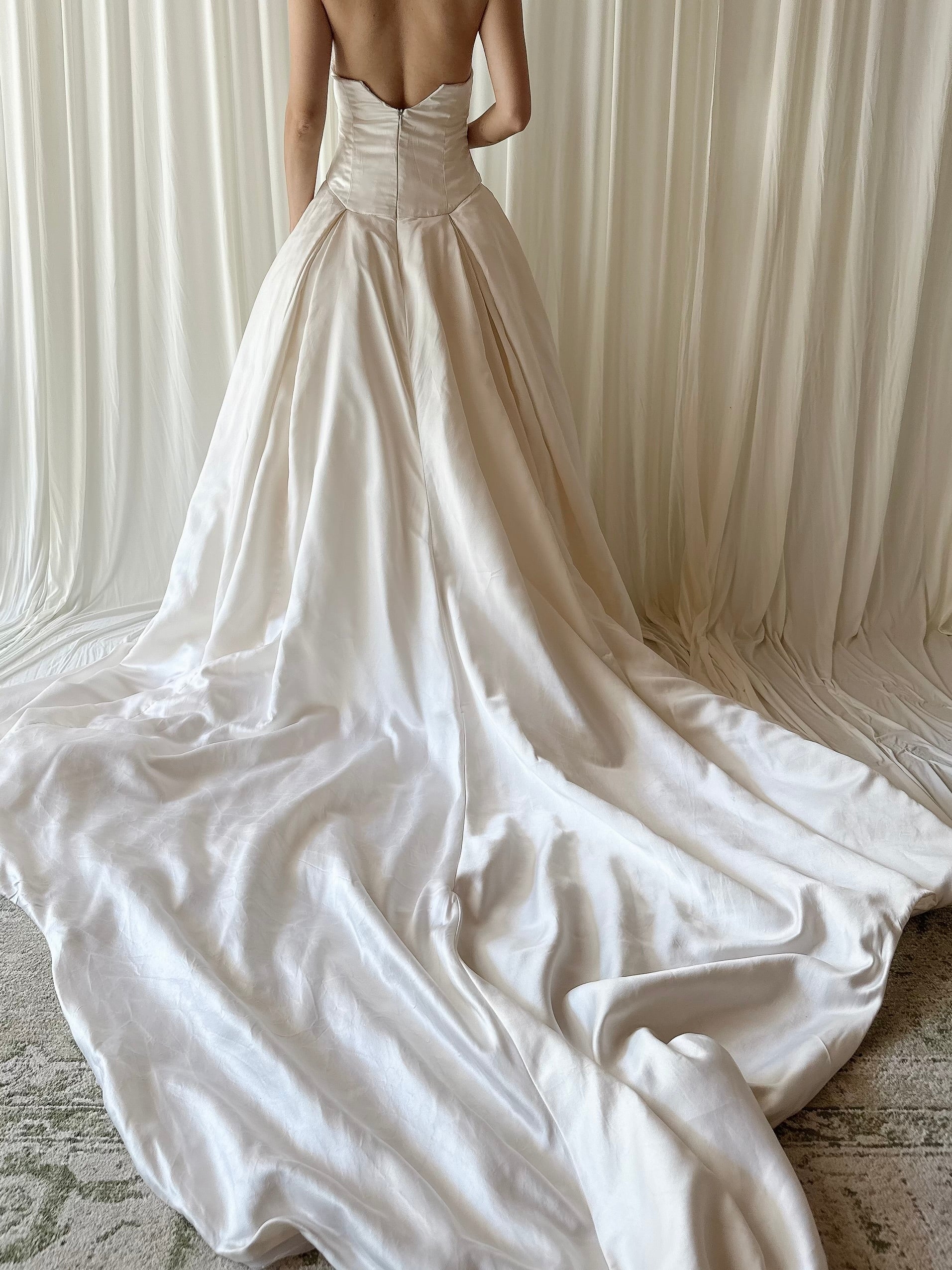 00 Reem Acra Strapless Gown - 4/6