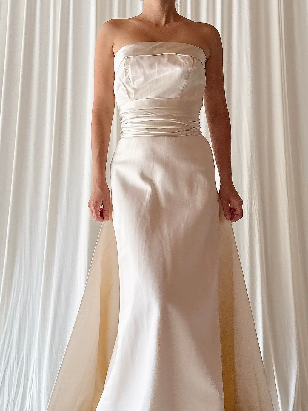 Vintage Priscilla Boston Strapless Gown - 0/XXS
