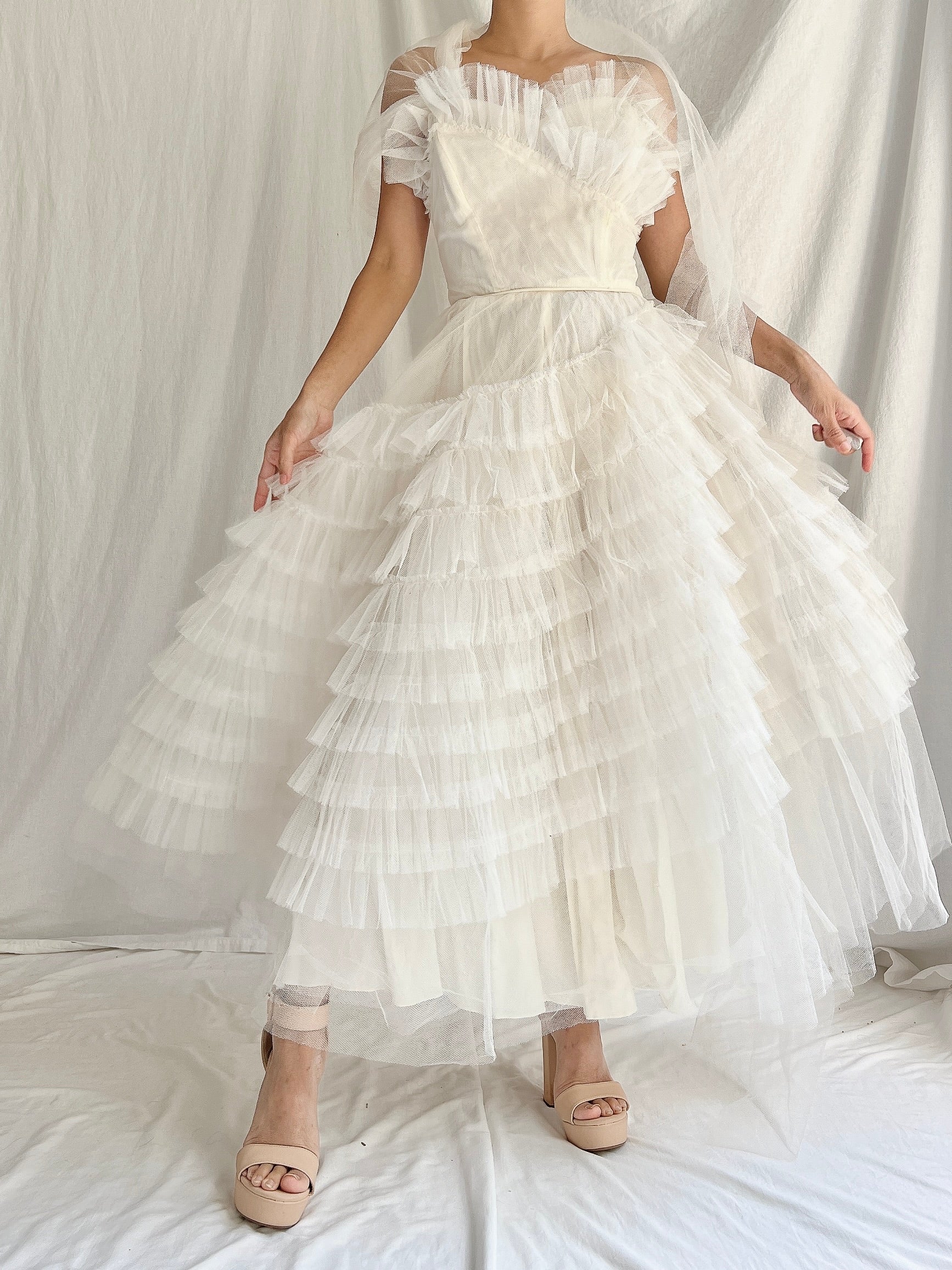 1950s Tulle Layered Dress - XS 1950s Tulle Layered Dress - XS