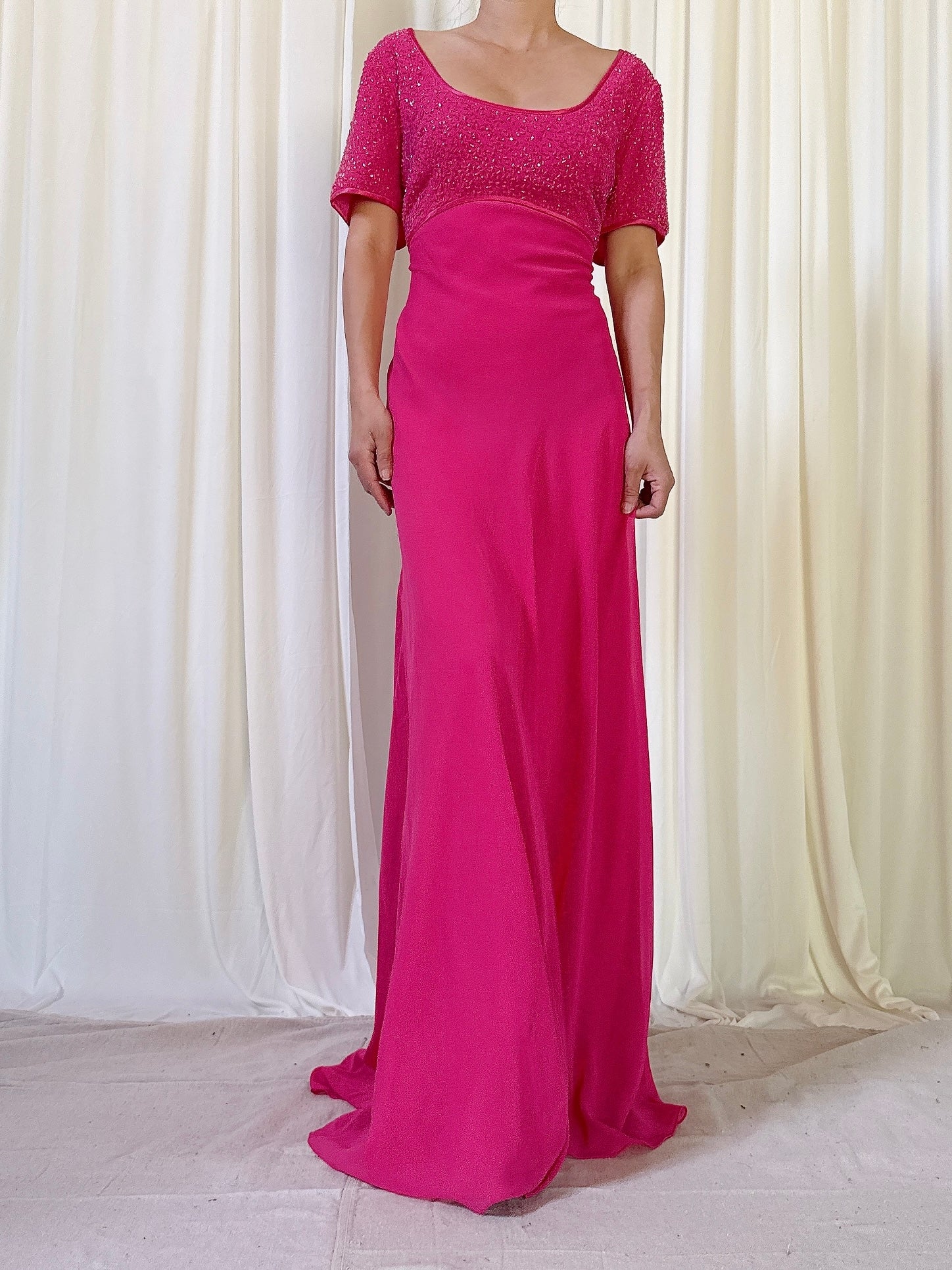 Vintage After Six Pink Dress - UK 14