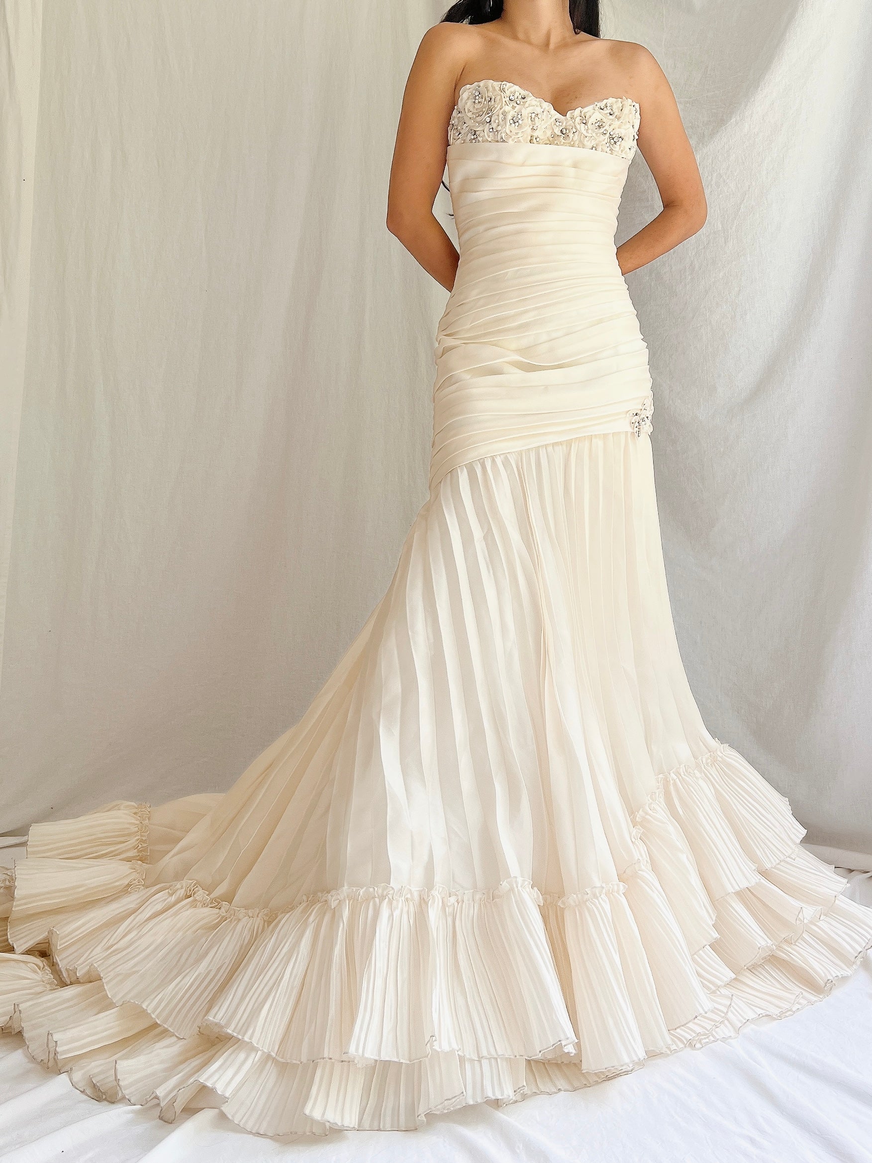 Liancarlo Couture Silk Organza Gown - S/6