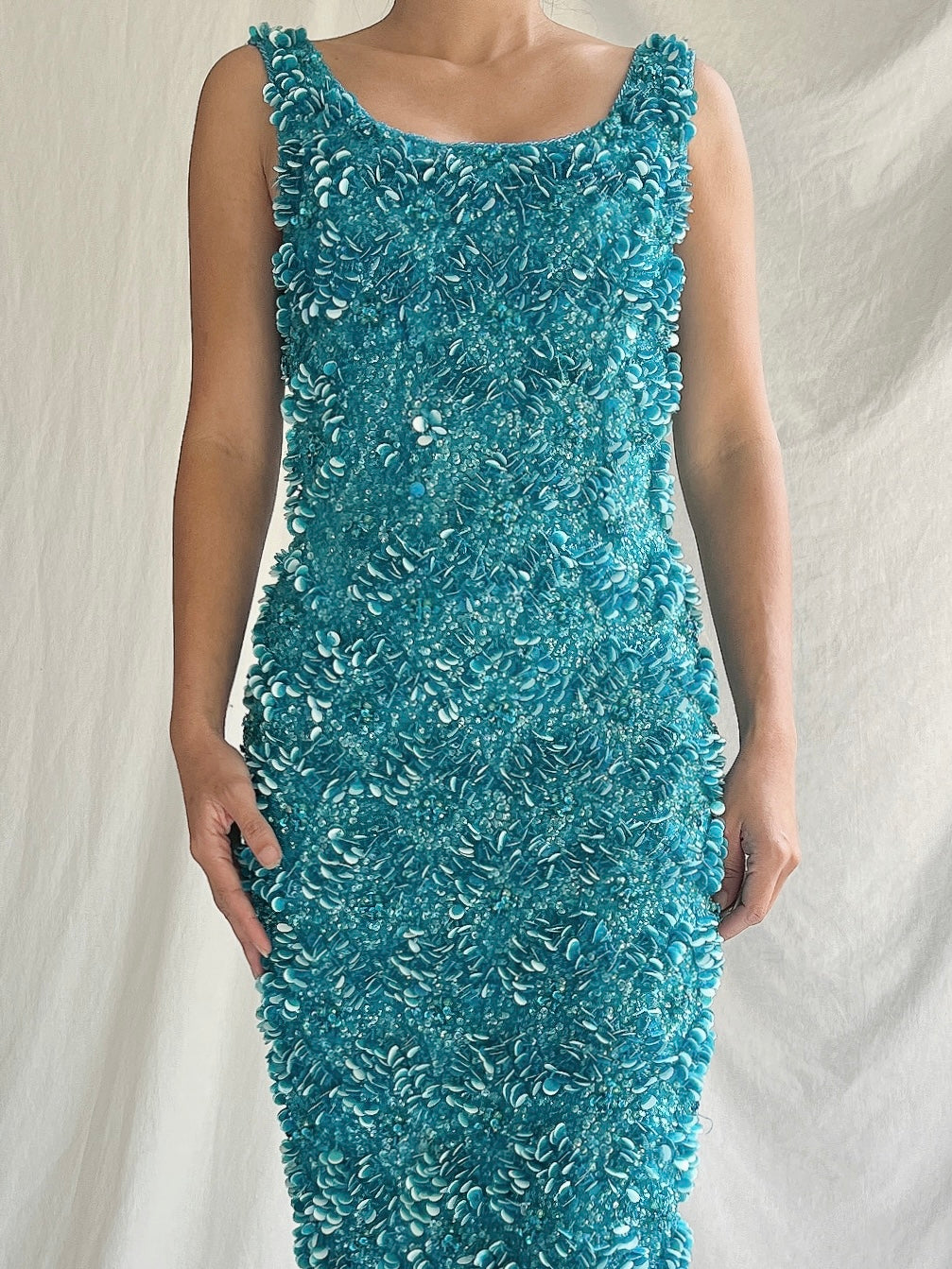 1960s Sequins Dress - S