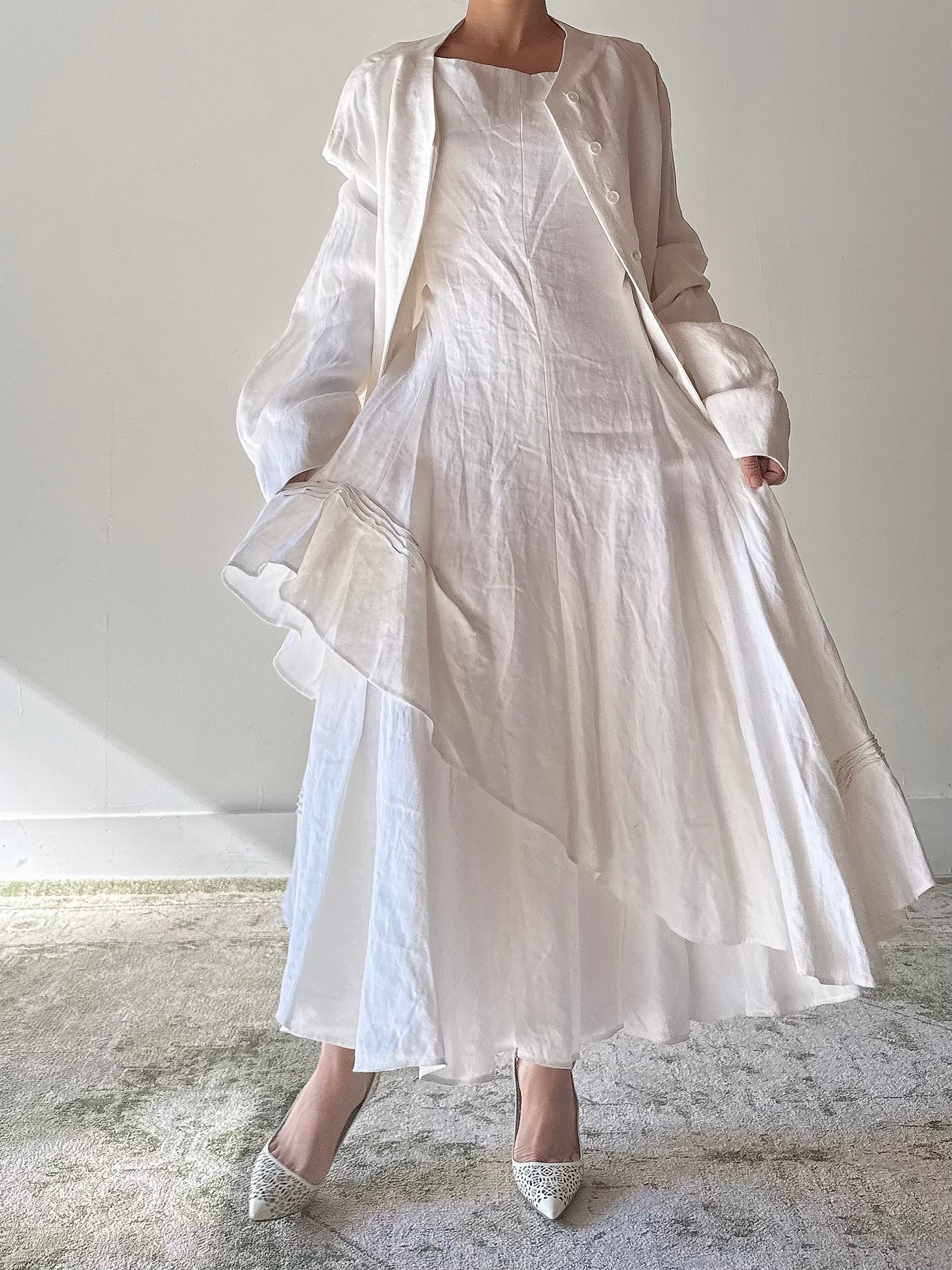 Vintage Anett Rostel Linen 2 Piece Set - FR44