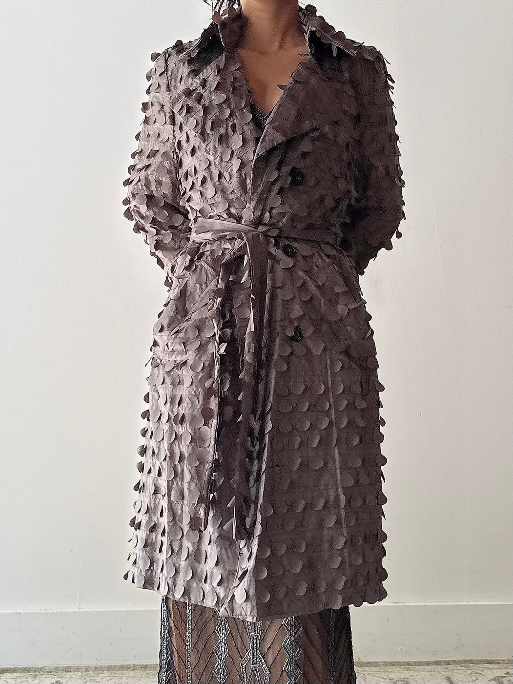 Vintage Cottonade Taffeta Jacket - FR38