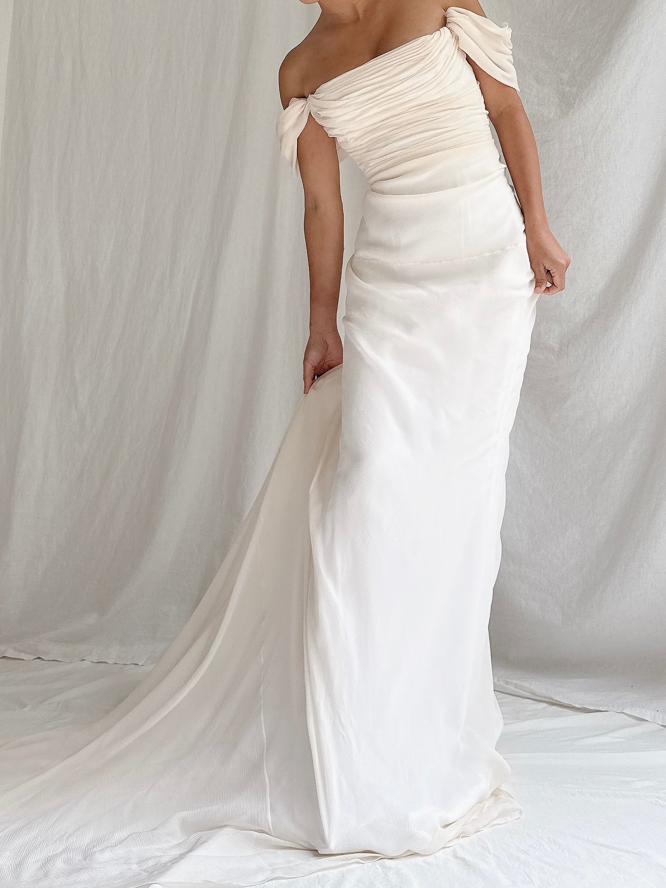 Vintage Peter Langner Italy Silk Gown - S/M