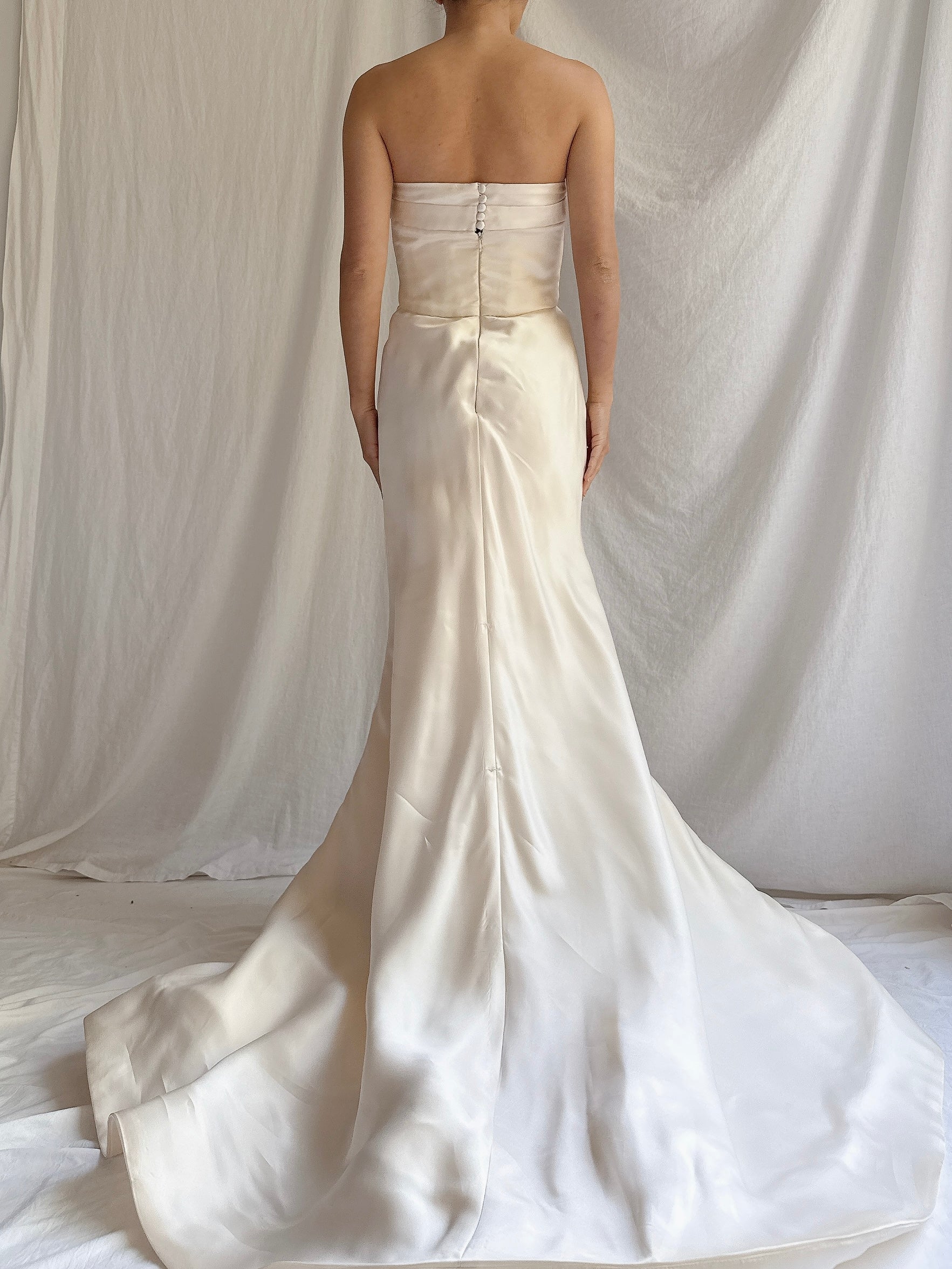 Vintage Vera Wang Silk Satin Gown - XS/S