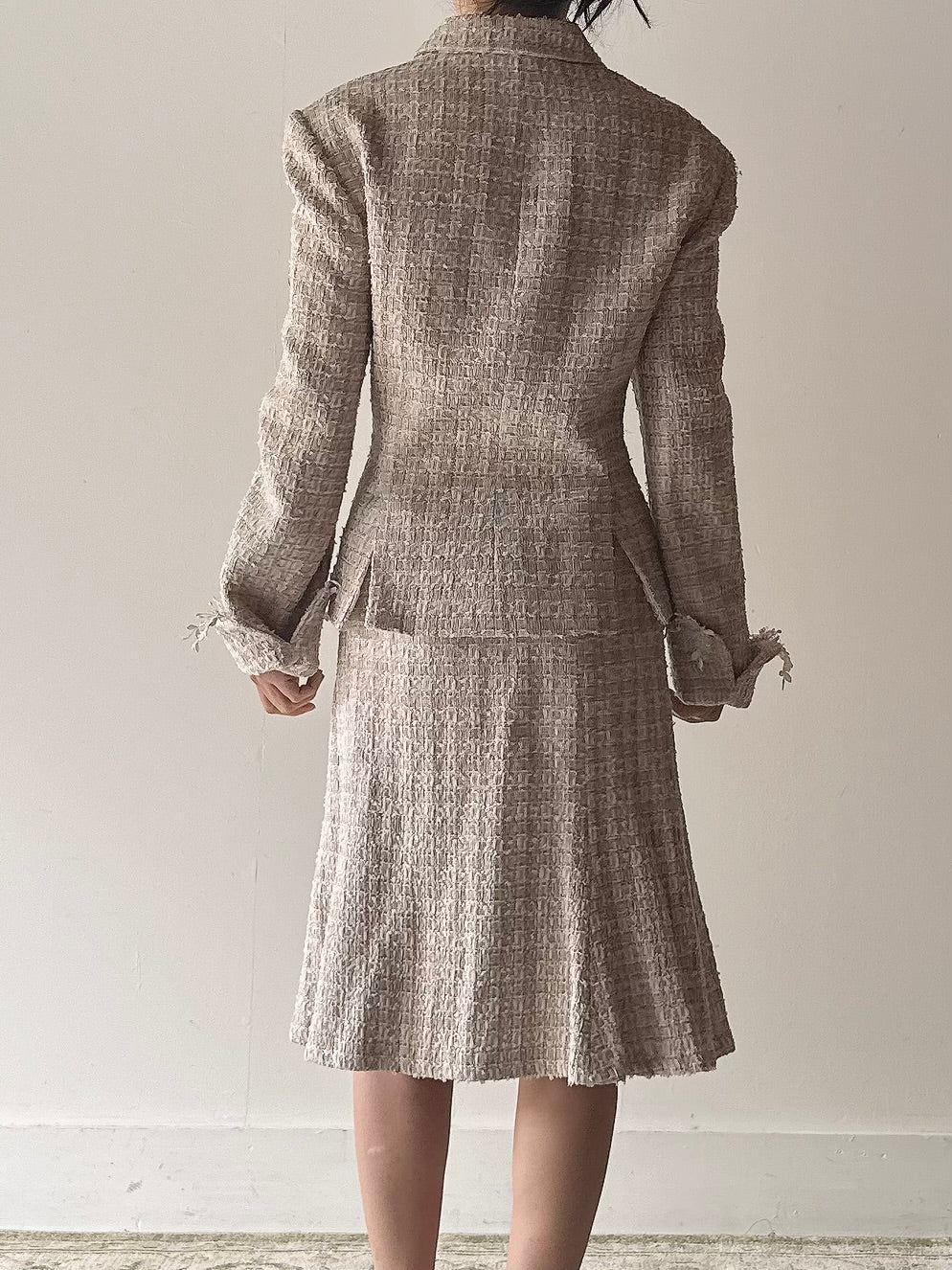 Vintage Paule Vasseur 2 Piece Tweed Set - FR44