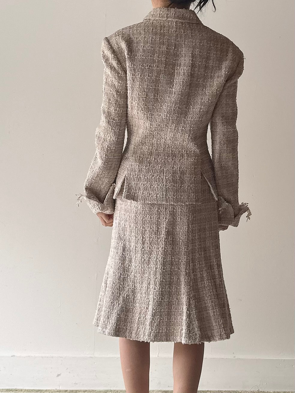 Vintage Paule Vasseur 2 Piece Tweed Set - FR44