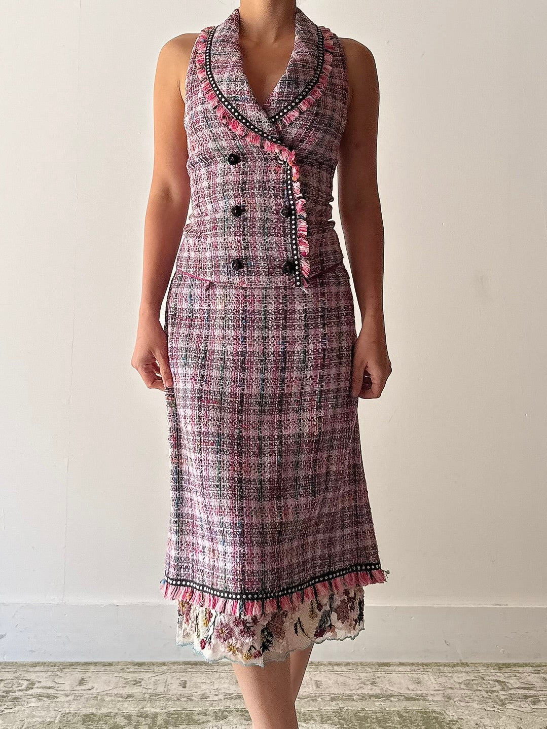 Vintage JustMariOt Tweed 2 Piece Set - L