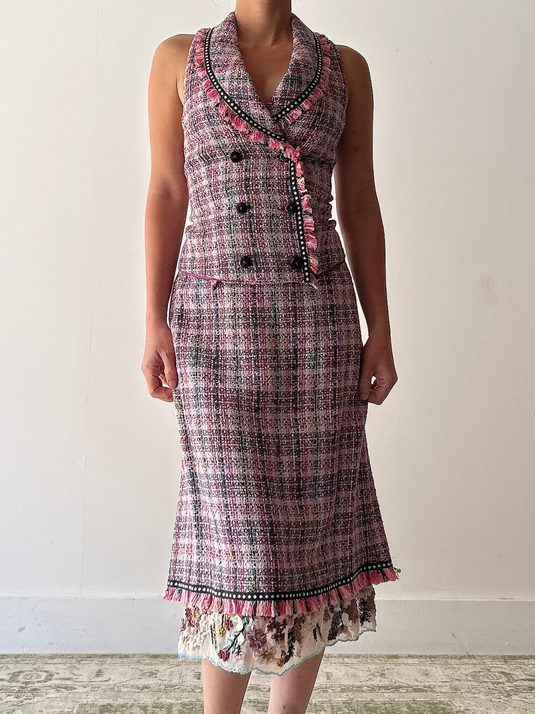 Vintage JustMariOt Tweed 2 Piece Set - L