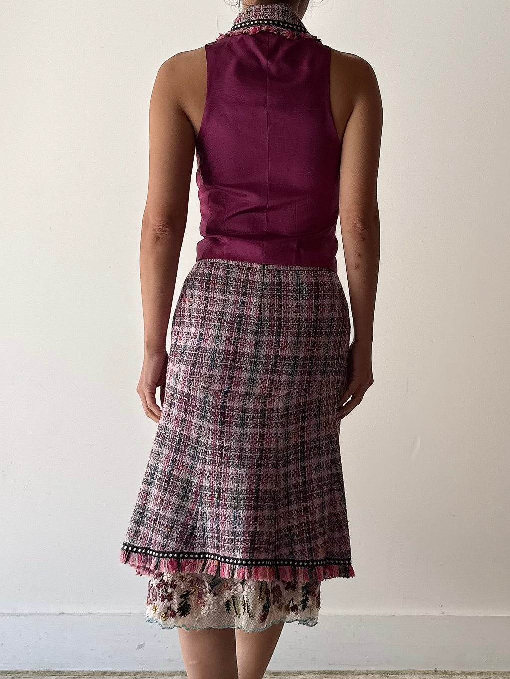Vintage JustMariOt Tweed 2 Piece Set - L