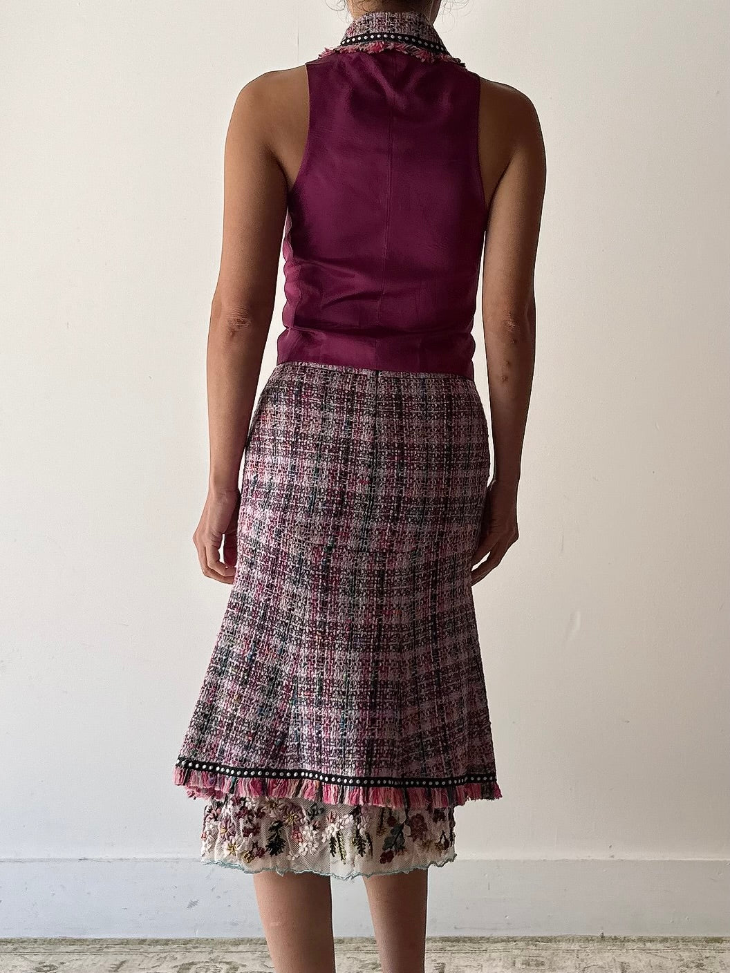 Vintage JustMariOt Tweed 2 Piece Set - L