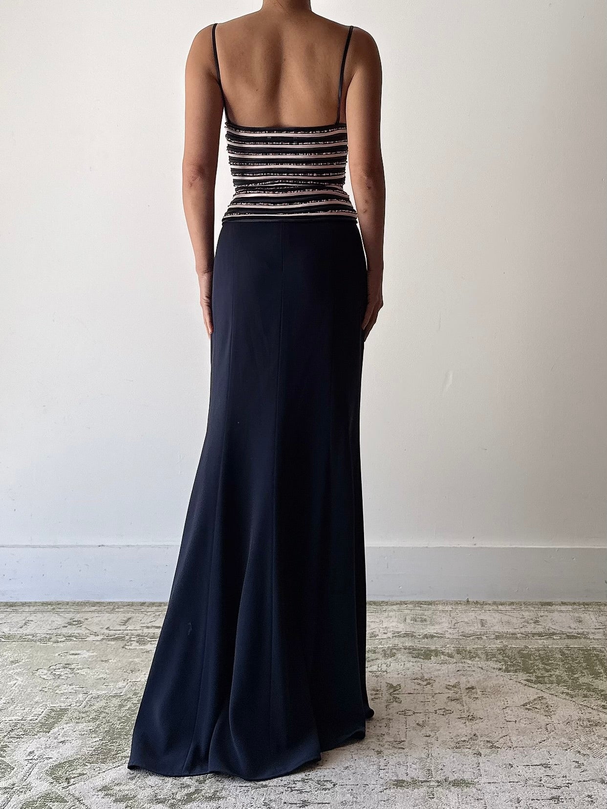 Vintage Musani Midnight Blue 2 Piece Set - IT44