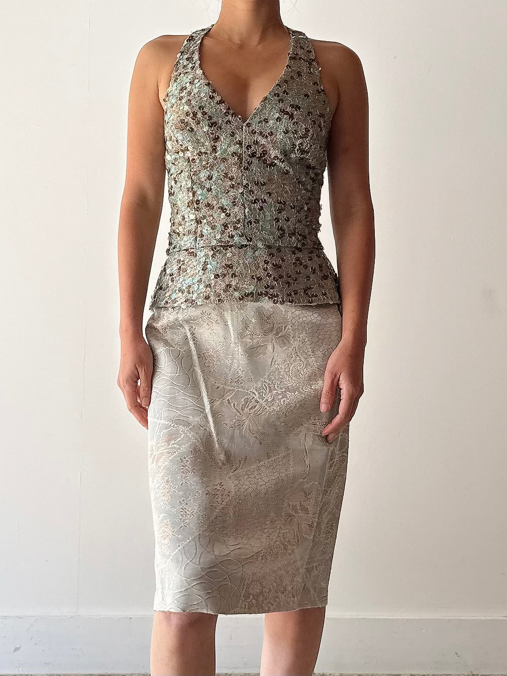 Vintage Seafoam Green 3 Piece Set - FR46